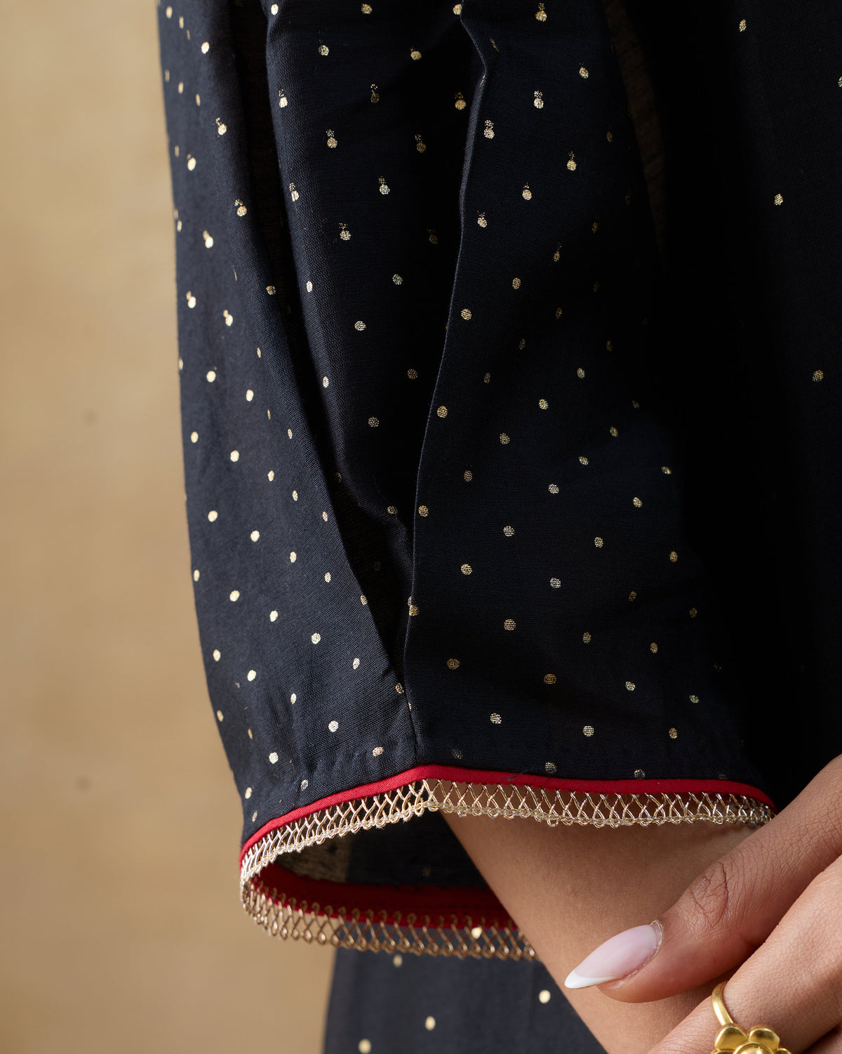 Moonbeam Kurta -
Cotton Silk Regular Fit