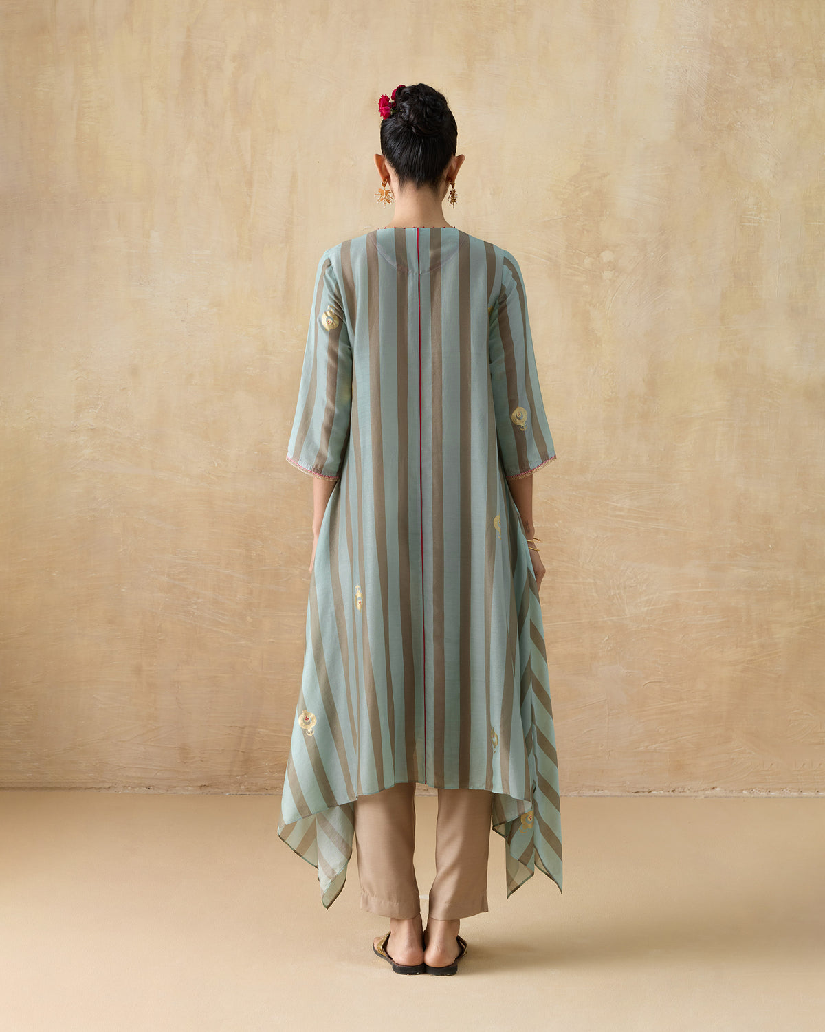 Midnight Club Kurta - Cotton Silk A-Line Fit