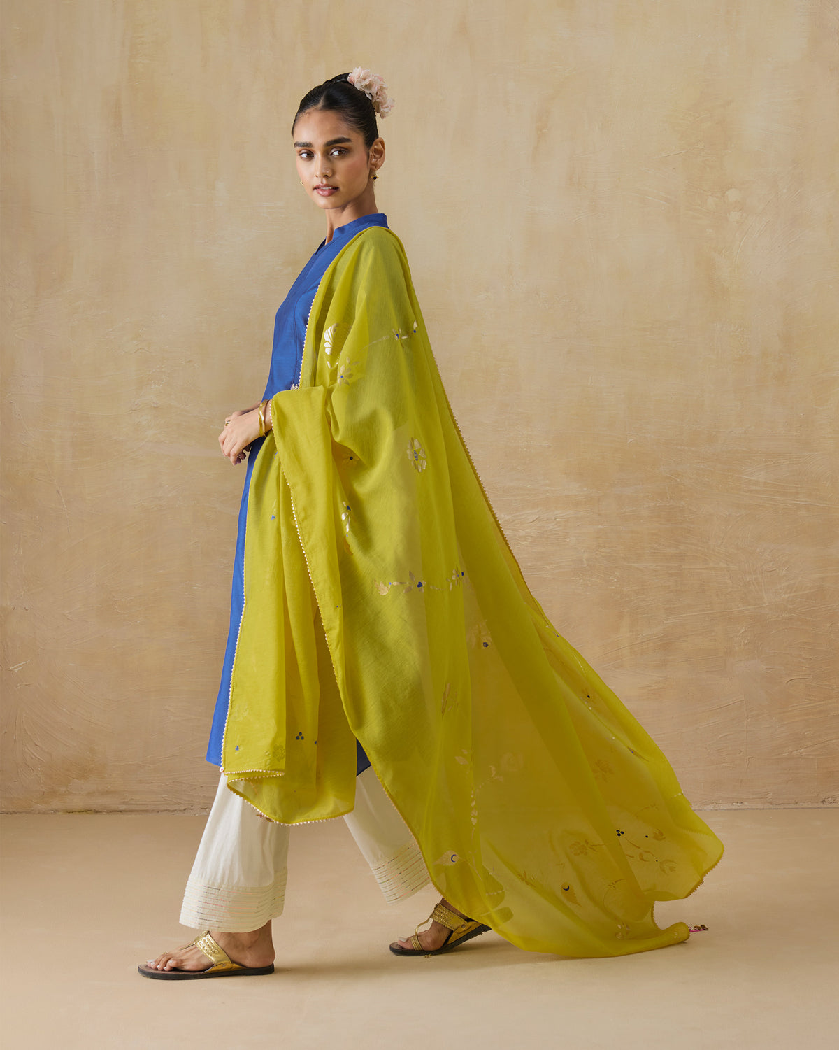 Moonsong Kurta - Cotton Silk A-Line Fit