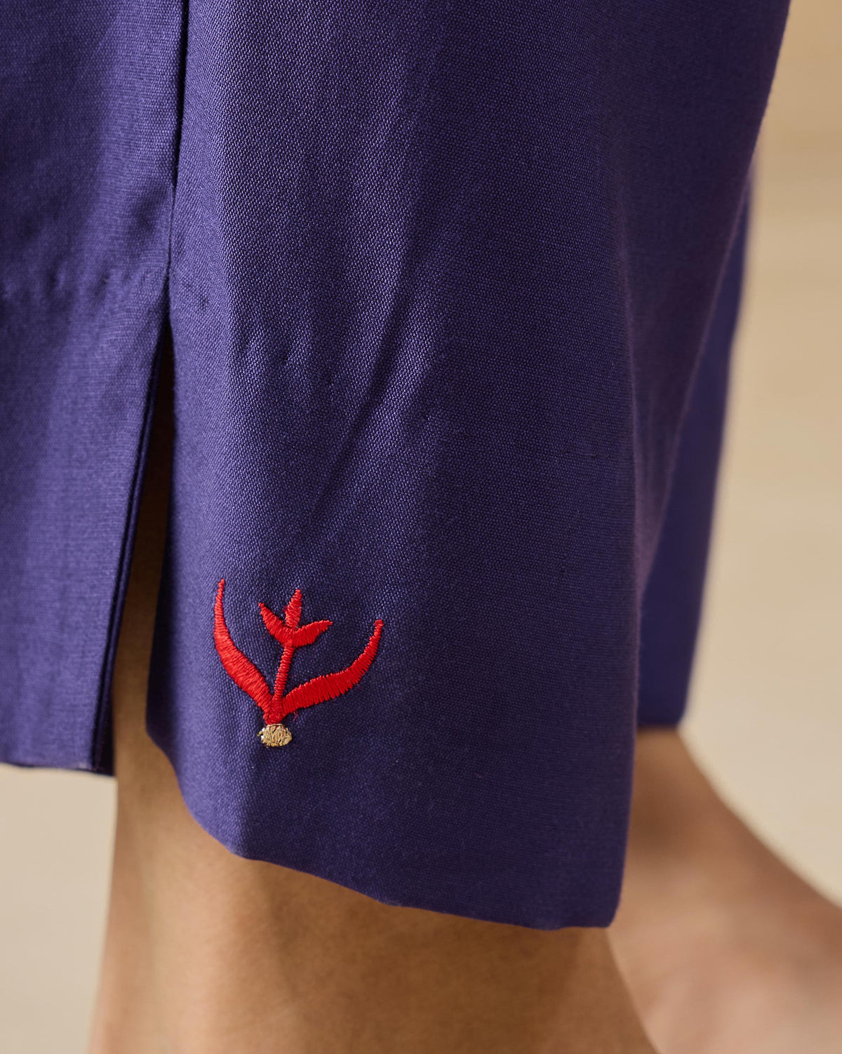Darjeeling Pants - Silk Blend Narrow Fit