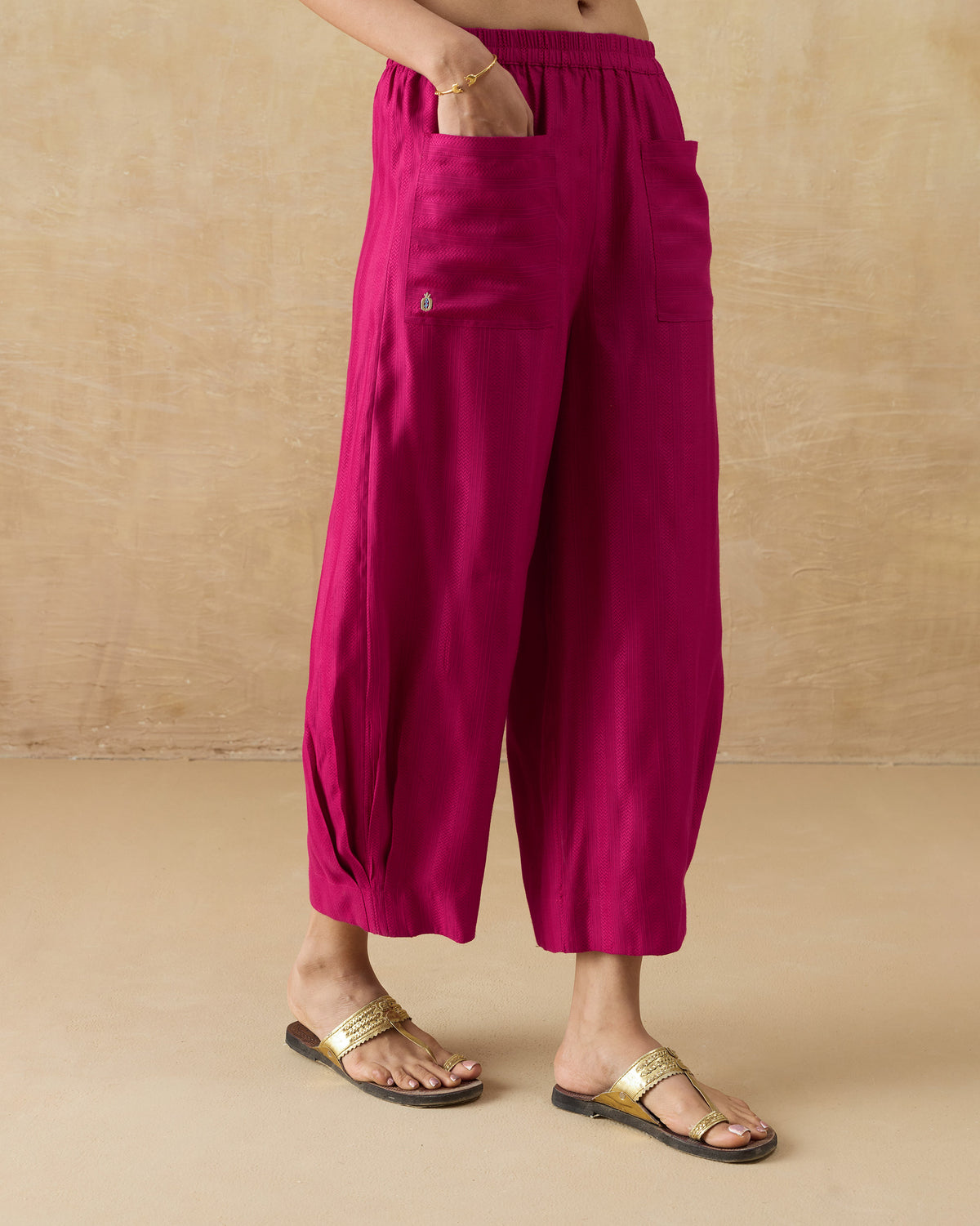 Serene Pants - Silk Blend Relaxed Fit