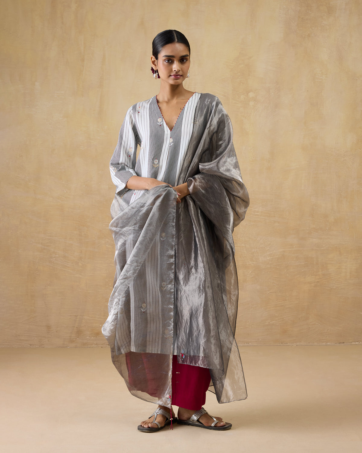 Aluva Dupatta - Cotton Silk
