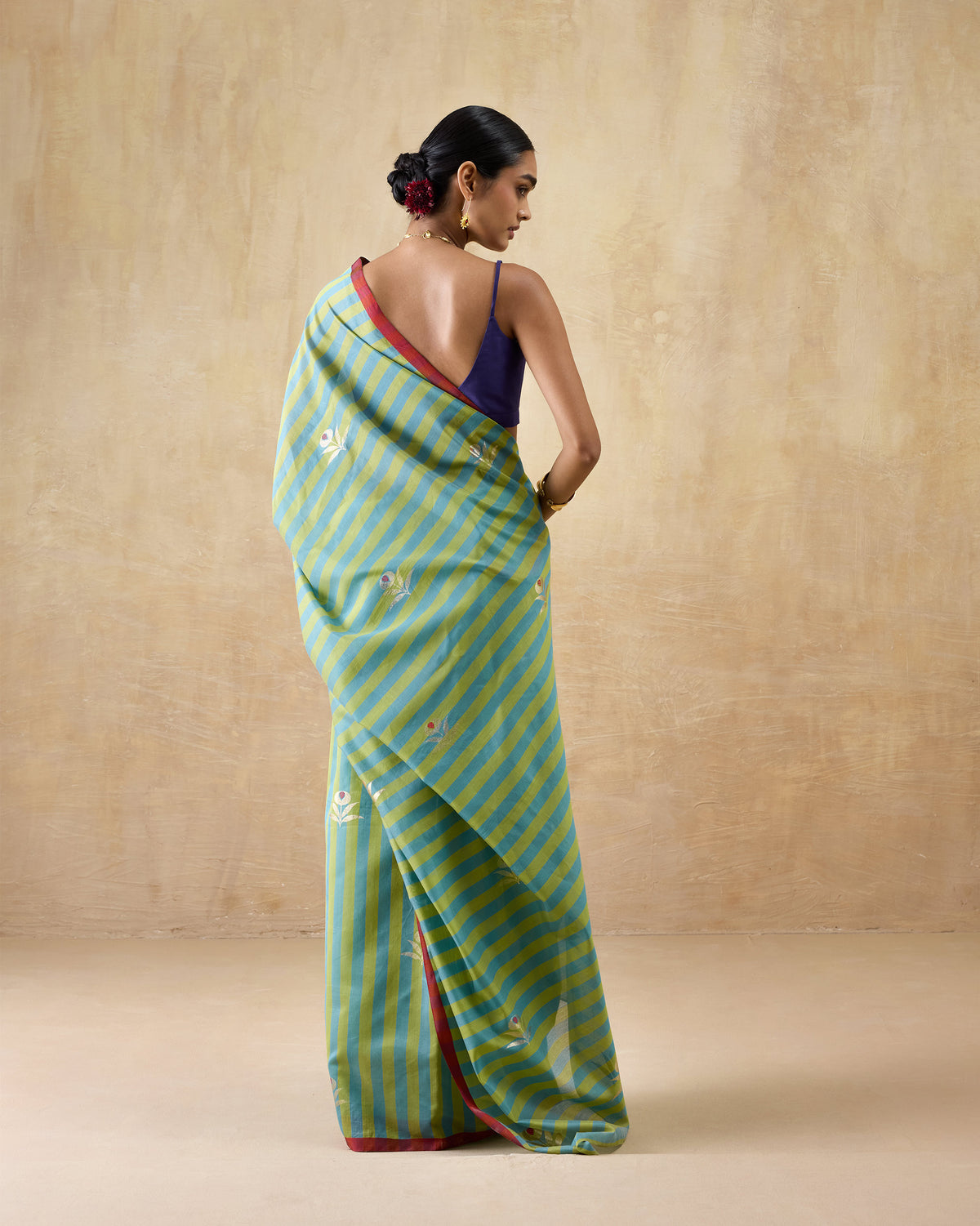 Garden Party Sari - Cotton Silk
