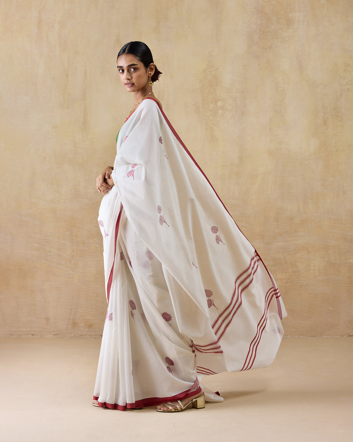 Stardust Sari - Cotton Silk