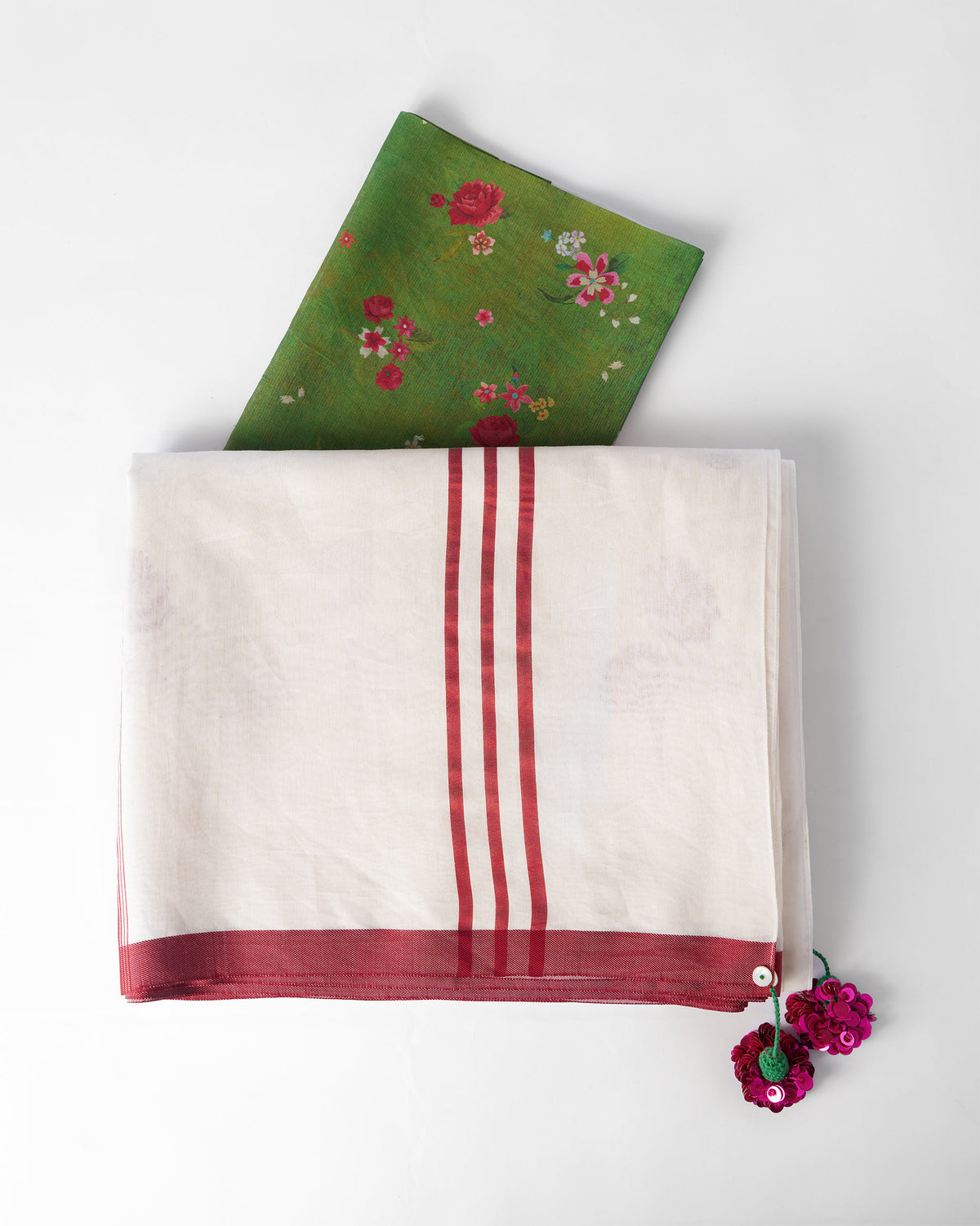 Stardust Sari - Cotton Silk