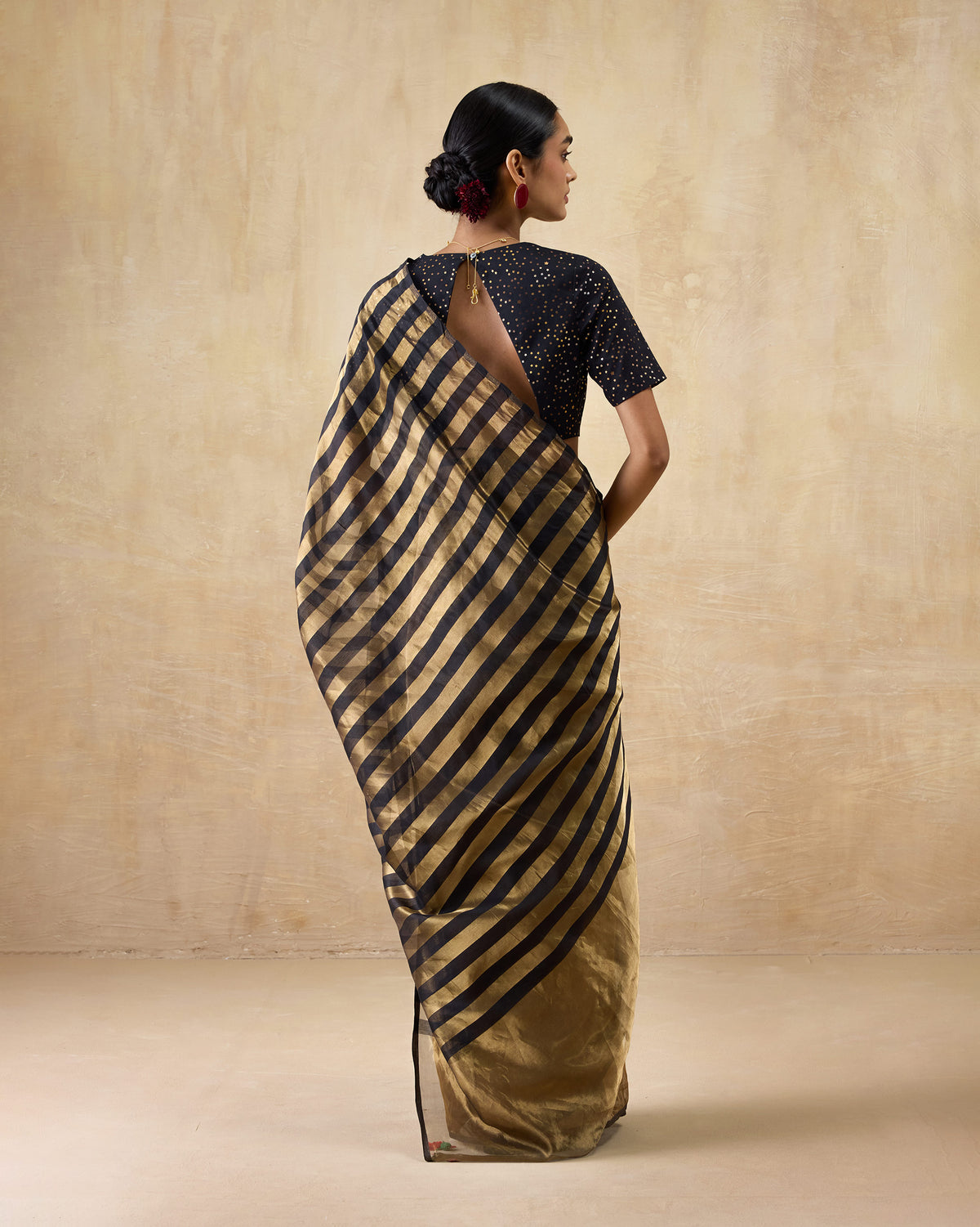 Dancefloor Sari - Metallic Tissue