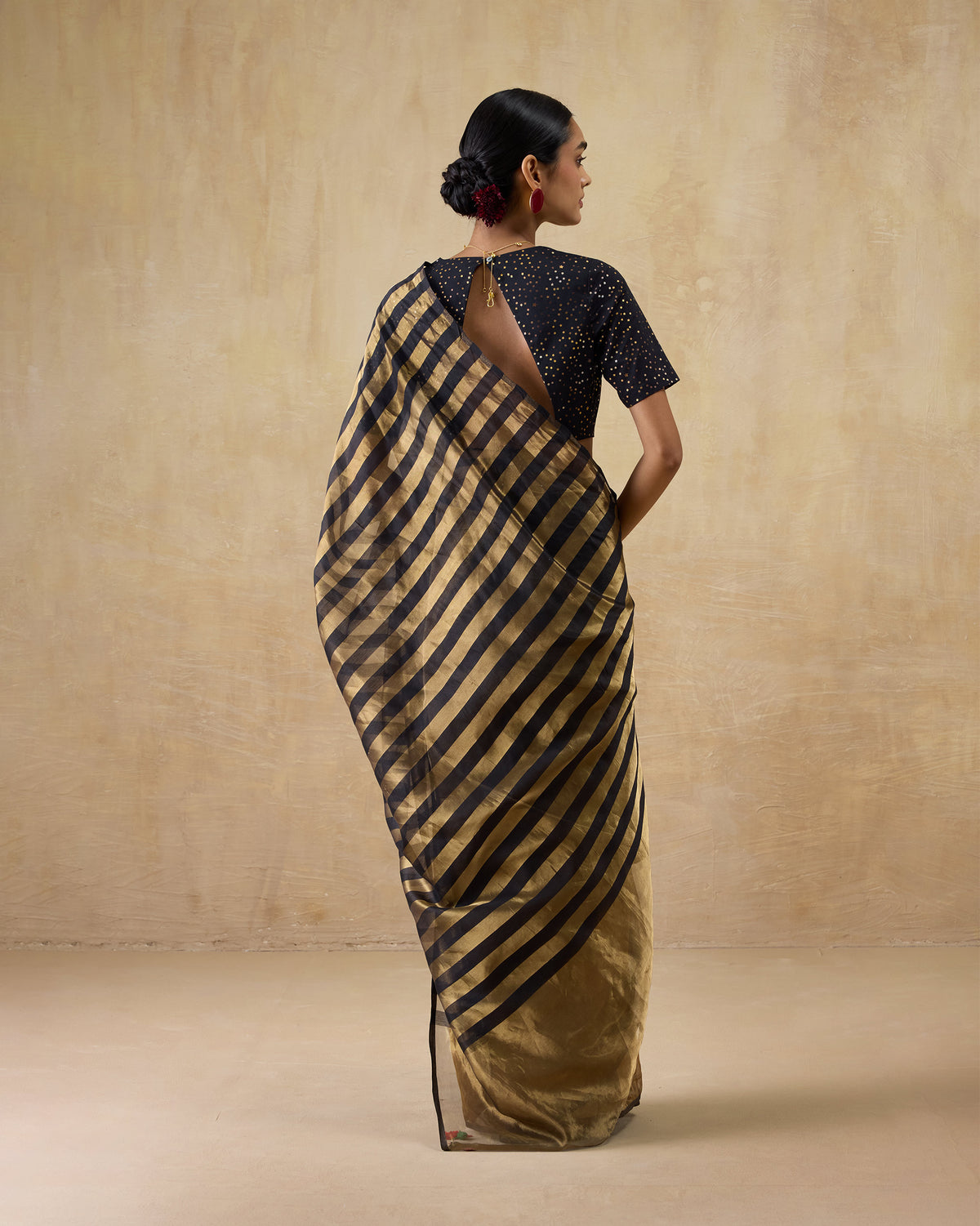 Dancefloor Sari - Metallic Tissue