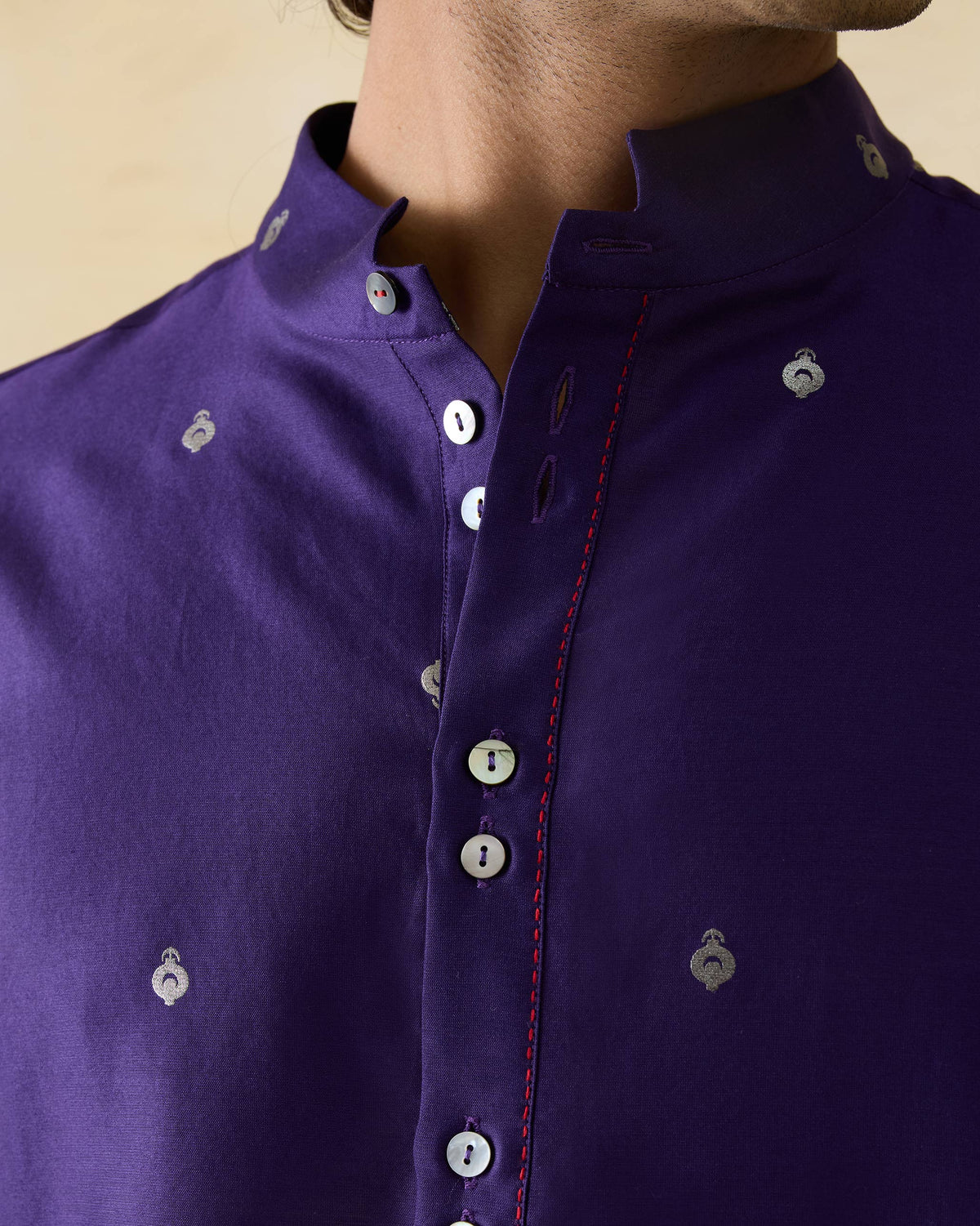 Rey Kurta - Cotton Silk Classic Fit
