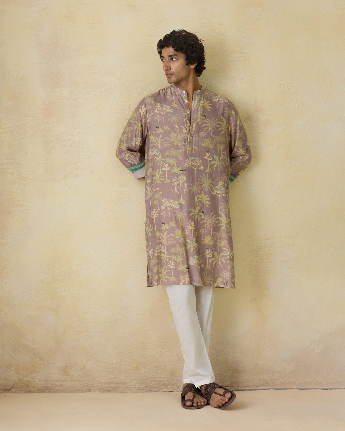 Rey Kurta - Cotton Silk Classic Fit