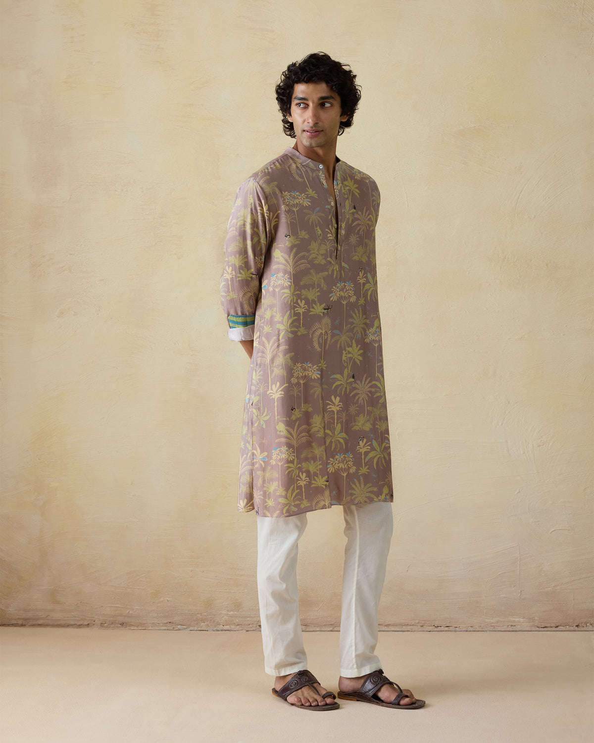 Rey Kurta - Cotton Silk Classic Fit