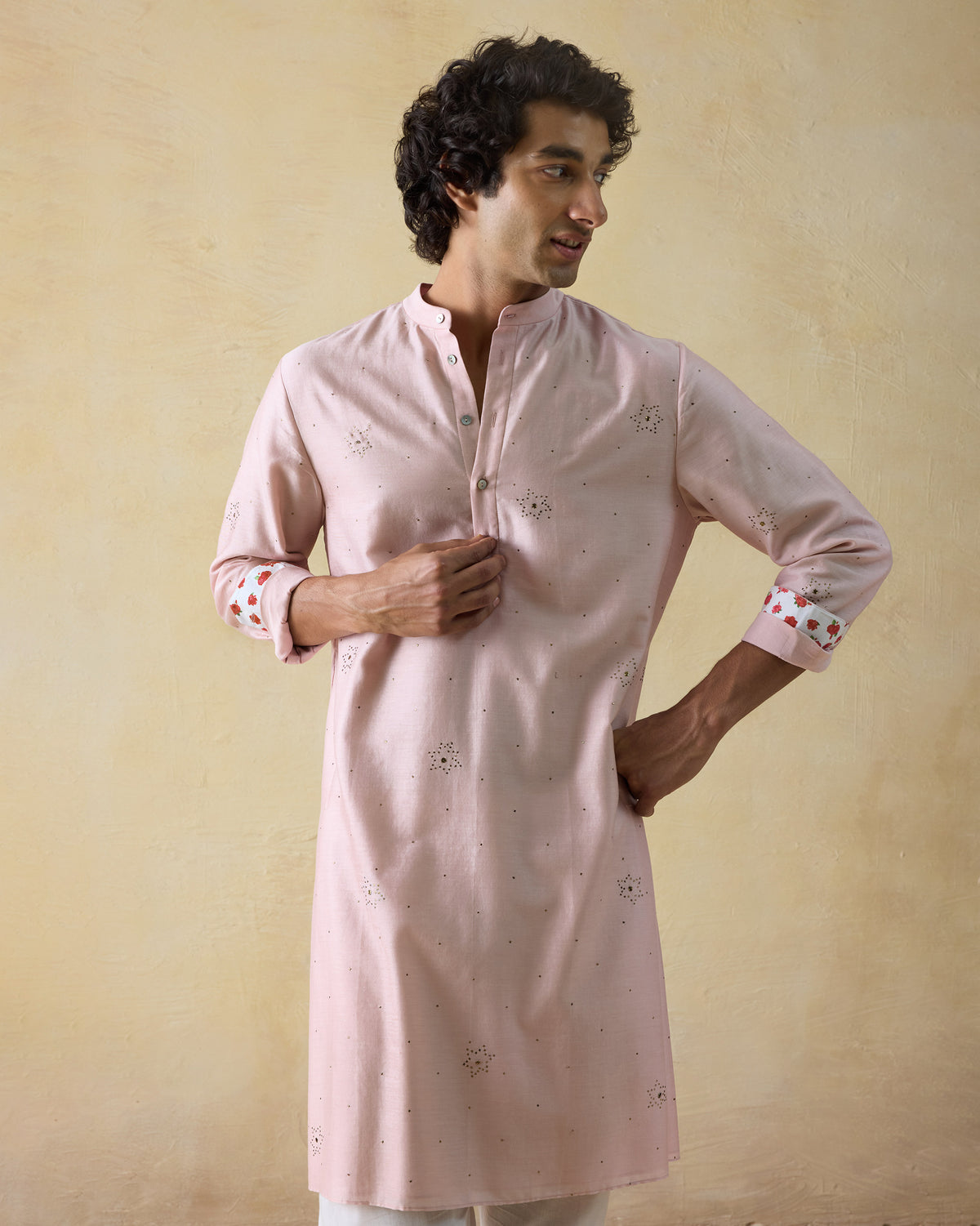 Chandni Chowk Kurta - Viscose Silk Blend Classic Fit