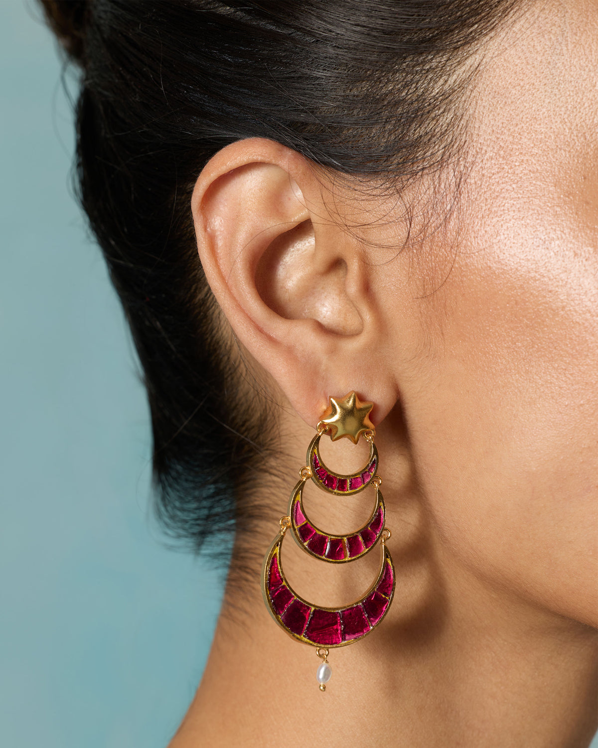 Gul-Chand Earring - Gold
