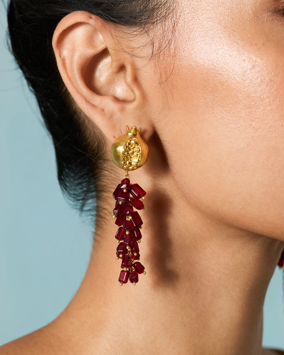 Anaar Bagicha Earring - Gold