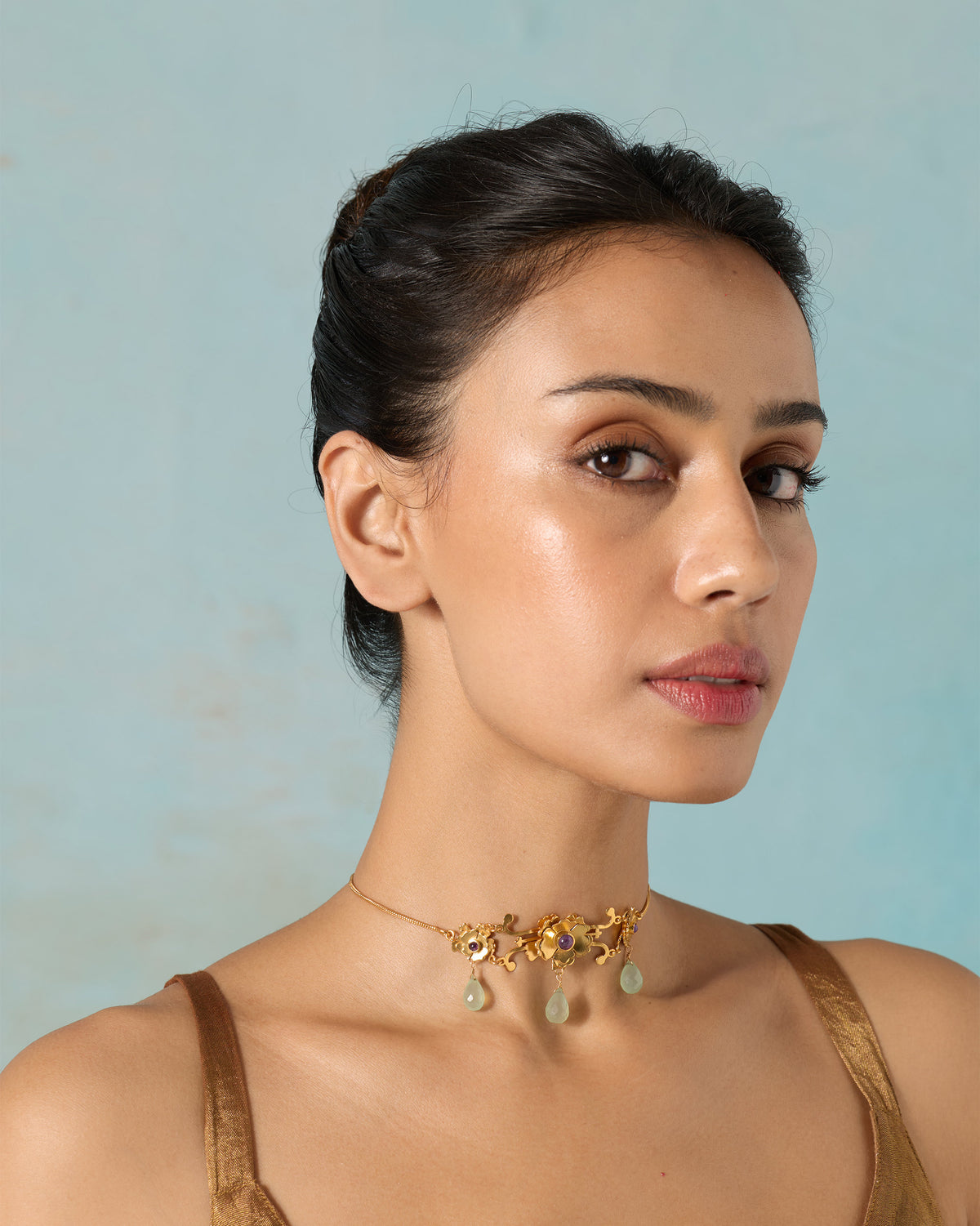 Kesar Choker - Gold