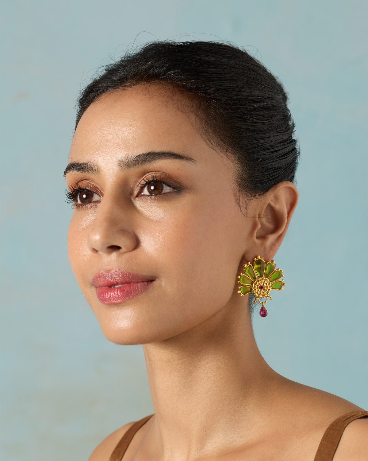 Mari-Palm Earrings - Gold