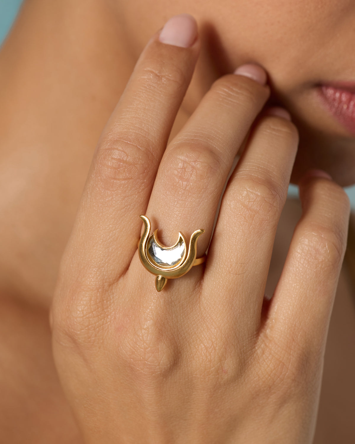 Chandphool Ring - Gold