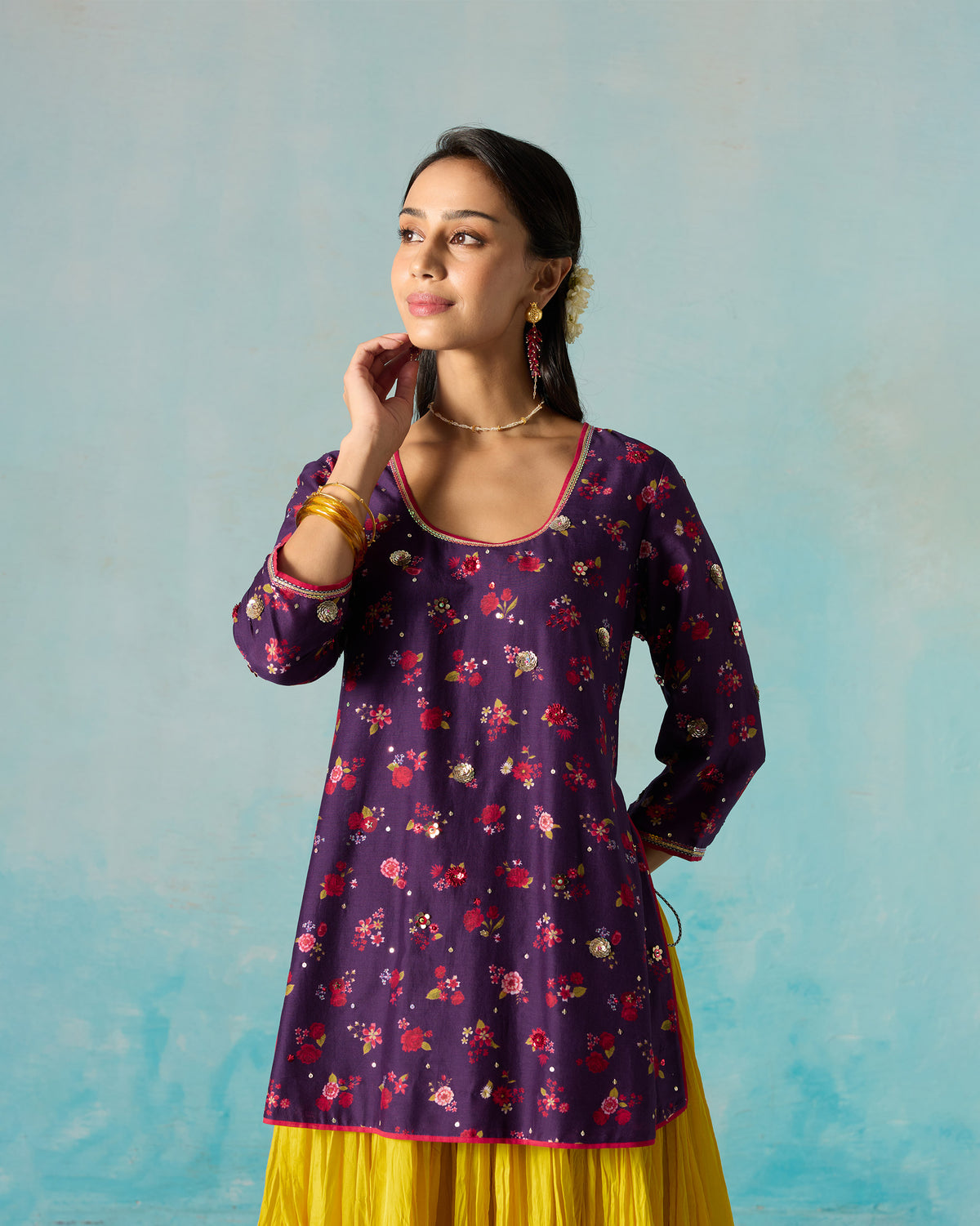 Sehra Kurti - Cotton Silk Printed