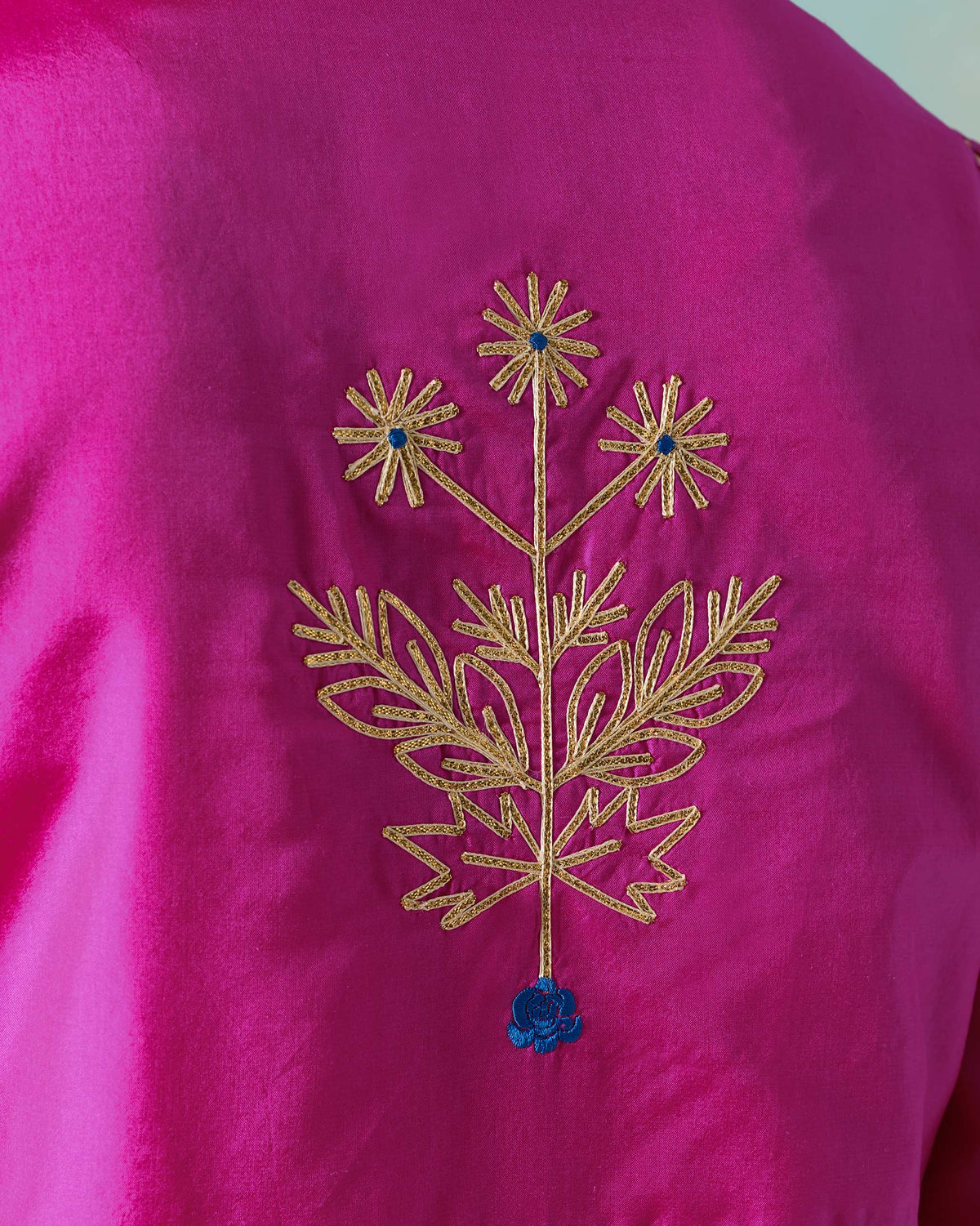 Milni Kurta - Embroidered Silk