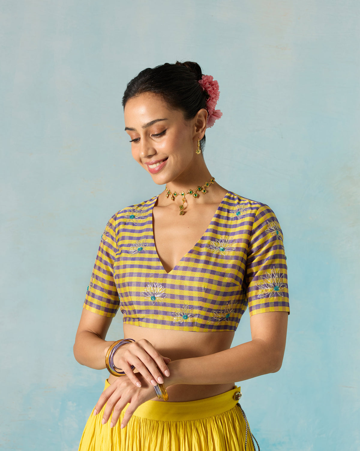 Dori Blouse - Cotton Silk Fitted