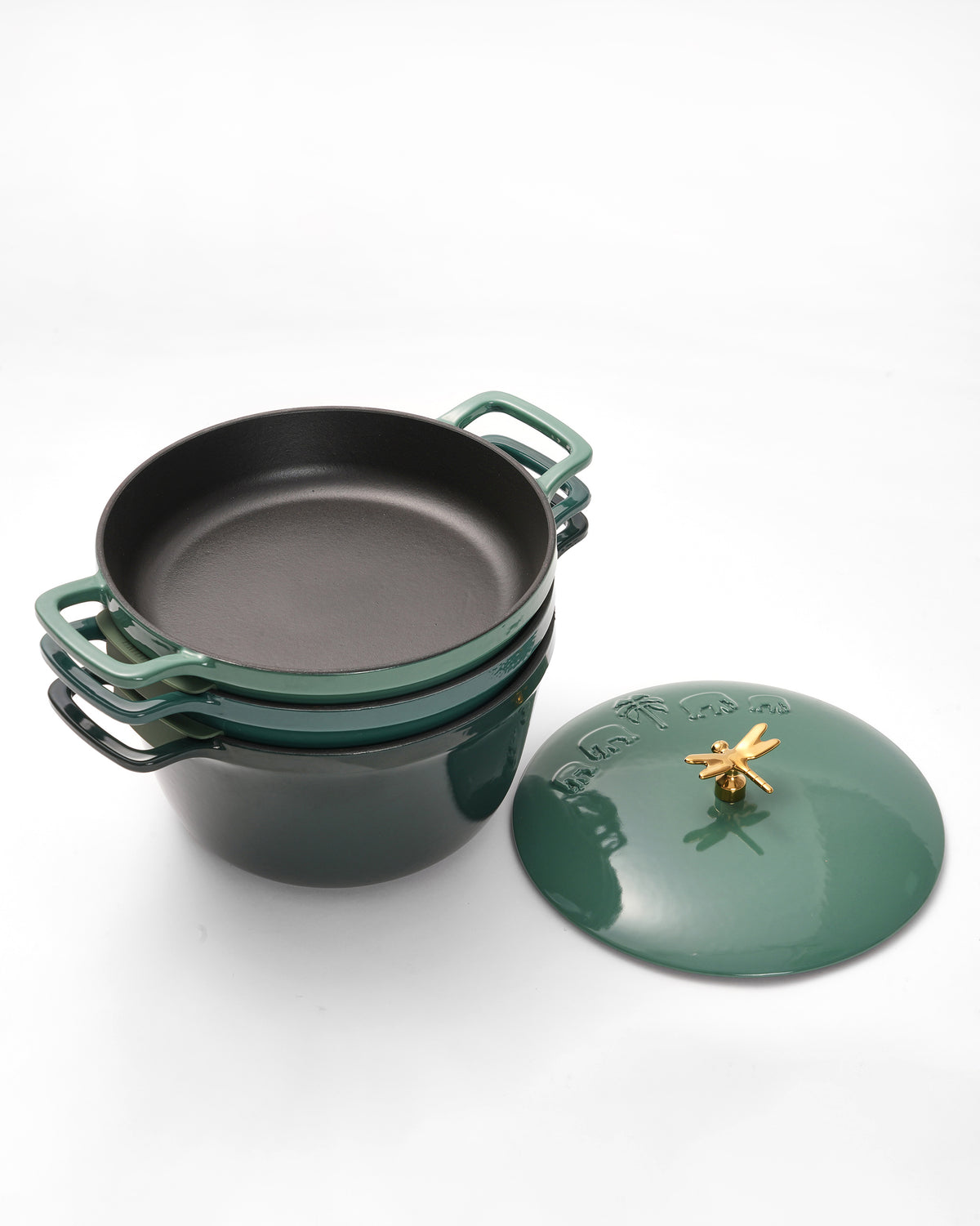 Ceylon Forest Stack Cookware - Set of 3