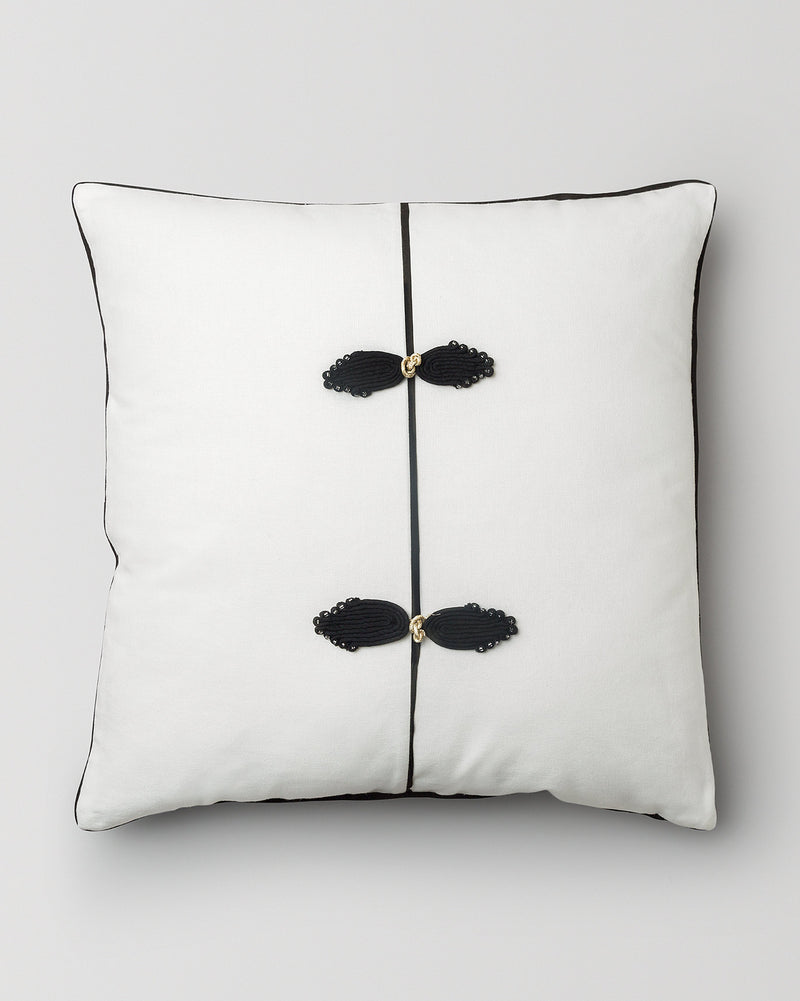 Chinese Knot Cushion Cover - Ivory