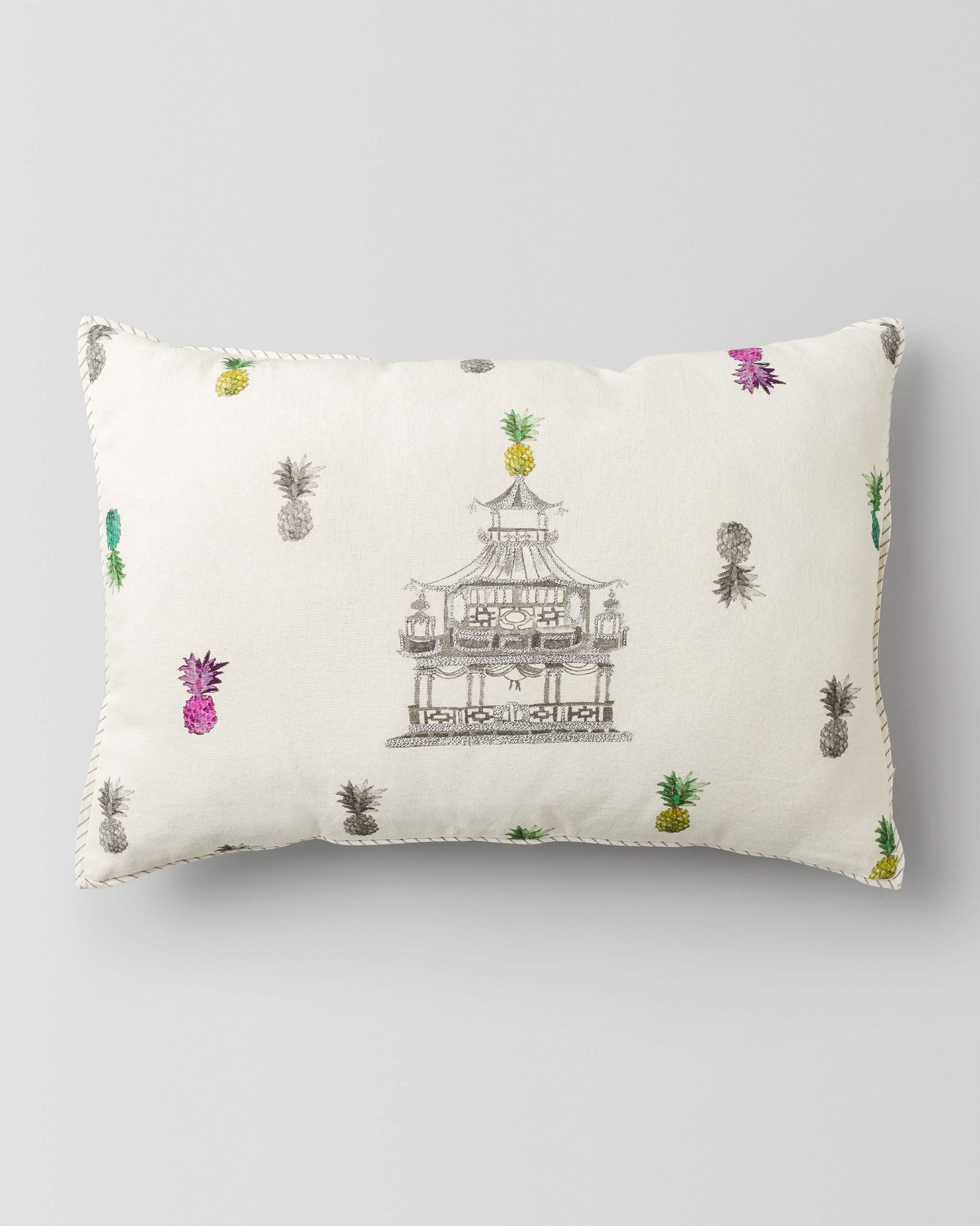 Pagoda Lumbar Pillow Cover