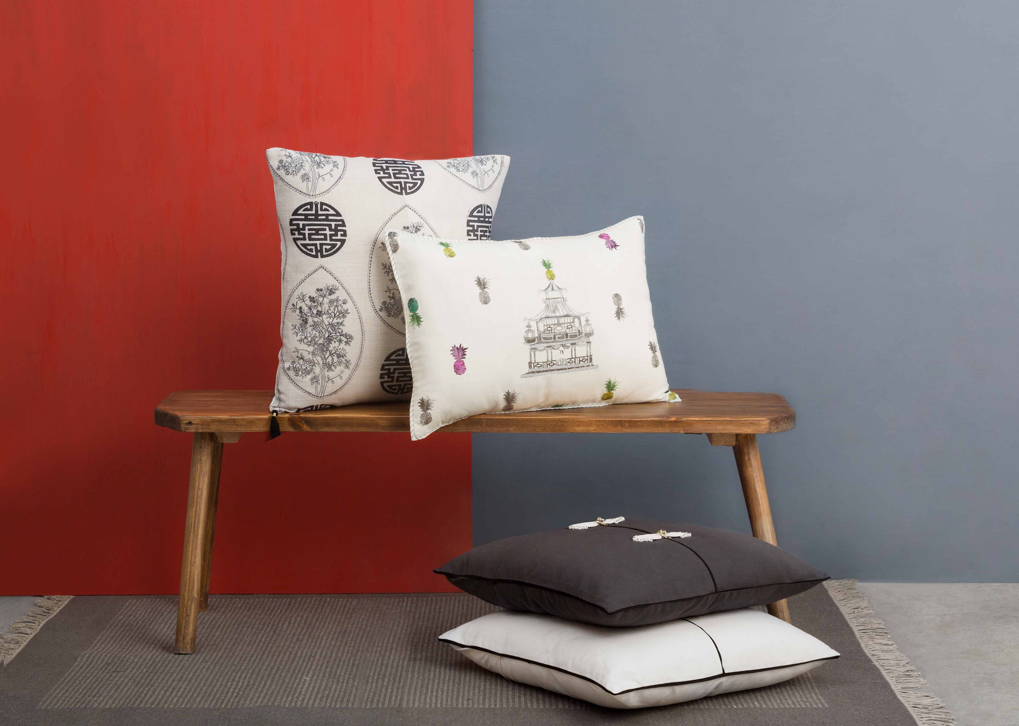 Pagoda Lumbar Pillow Cover