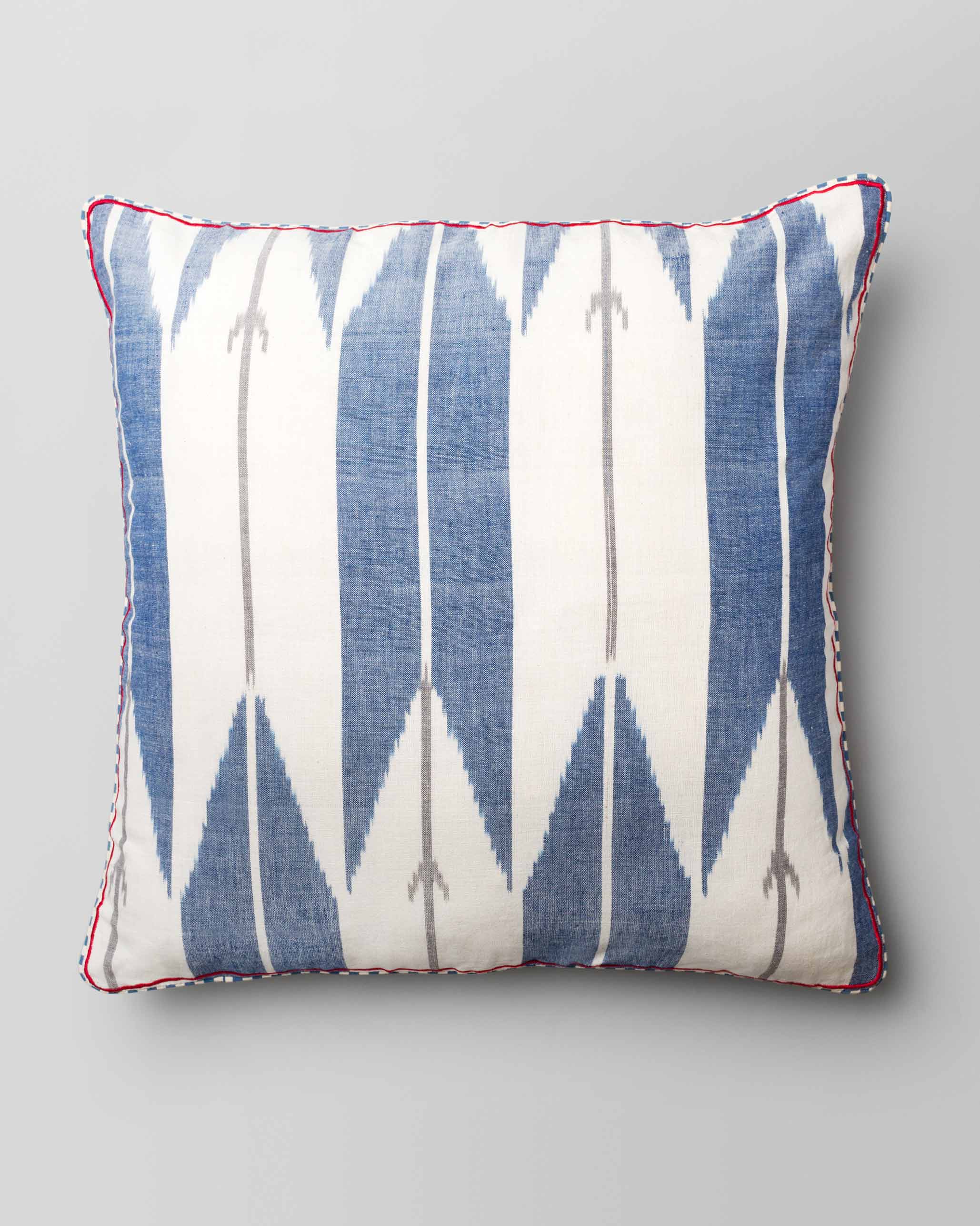 Kasuri Arrow Cushion Cover