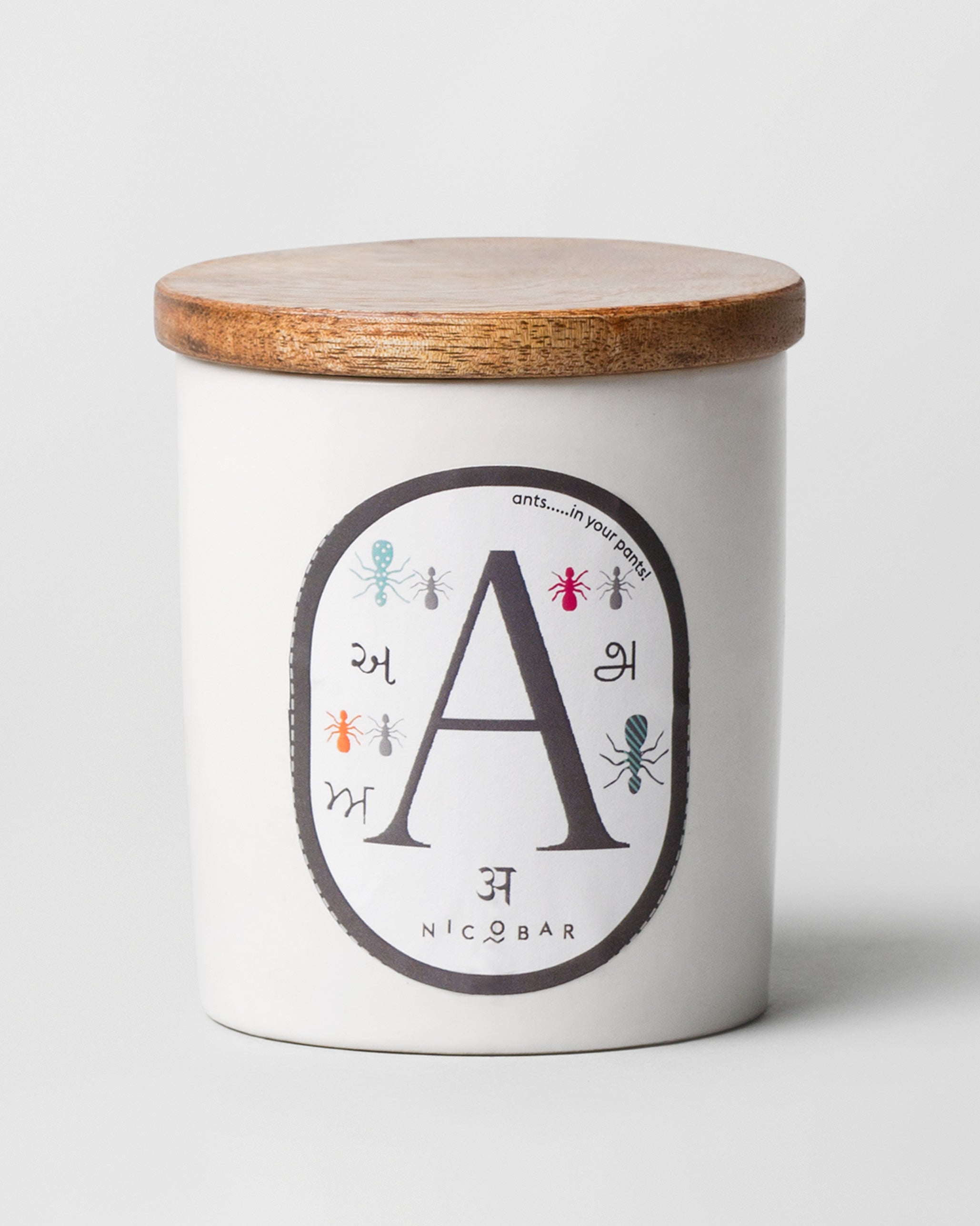 Alphabet A Candle