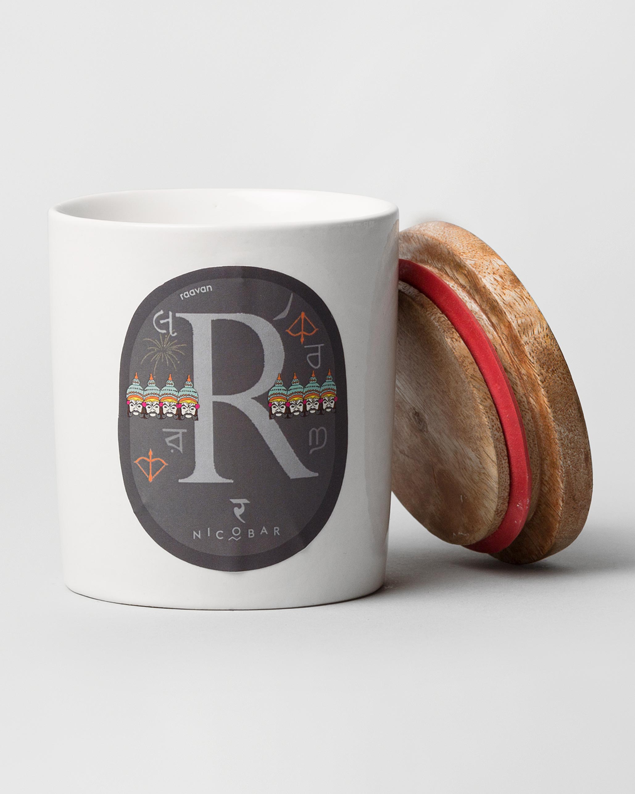 Alphabet R Candle