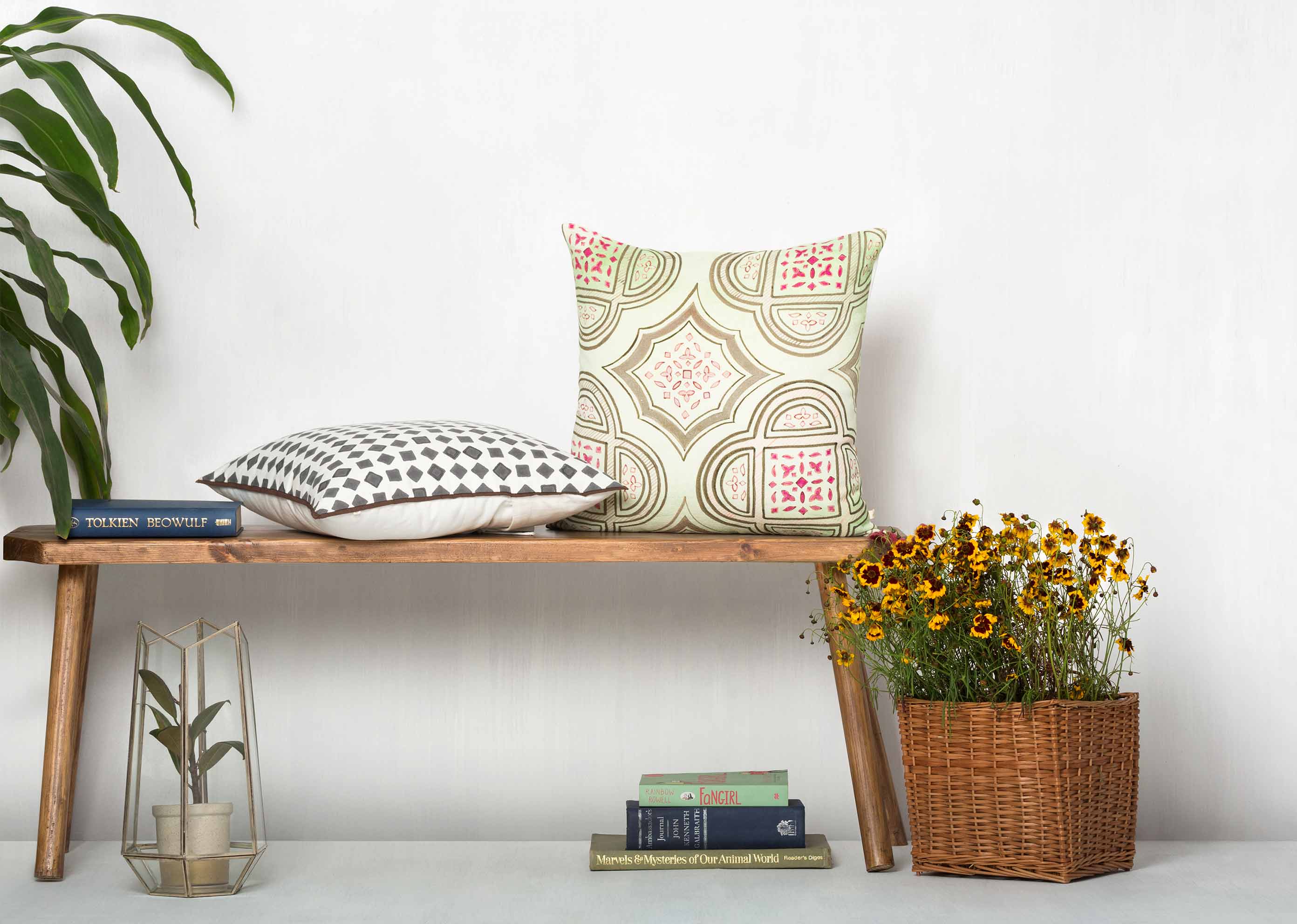 Octa Cushion Cover - Jade