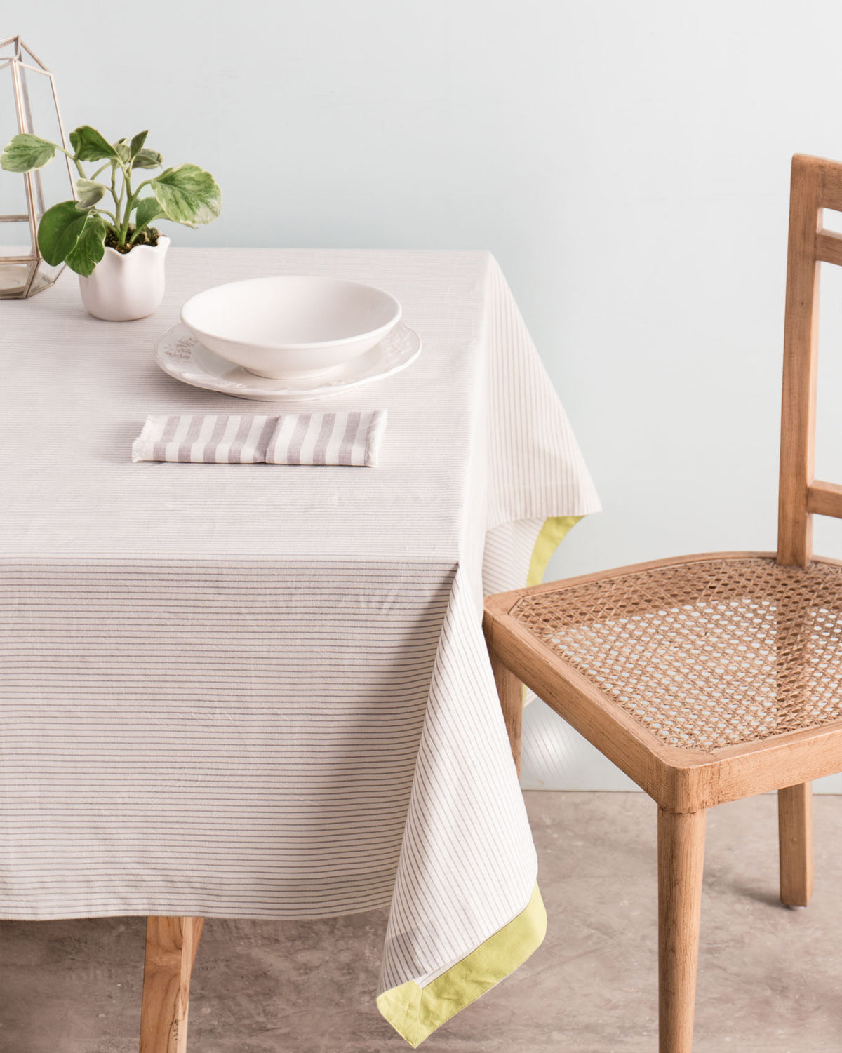 Alleppey Stripes Tablecloth Small