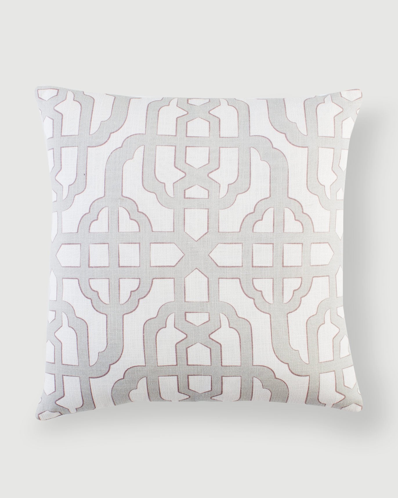 Trellis Cushion Cover - Dark Taupe