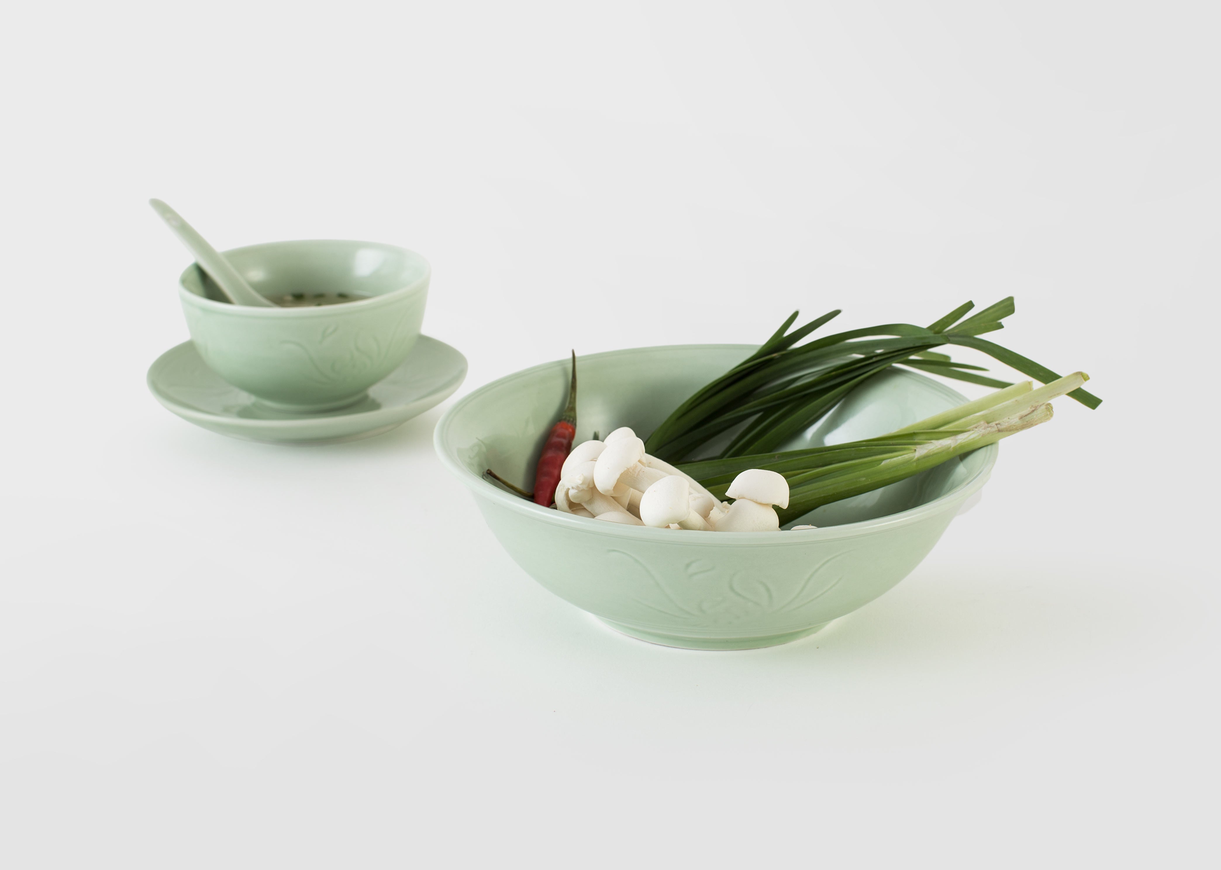 Celadon Miso Bowl