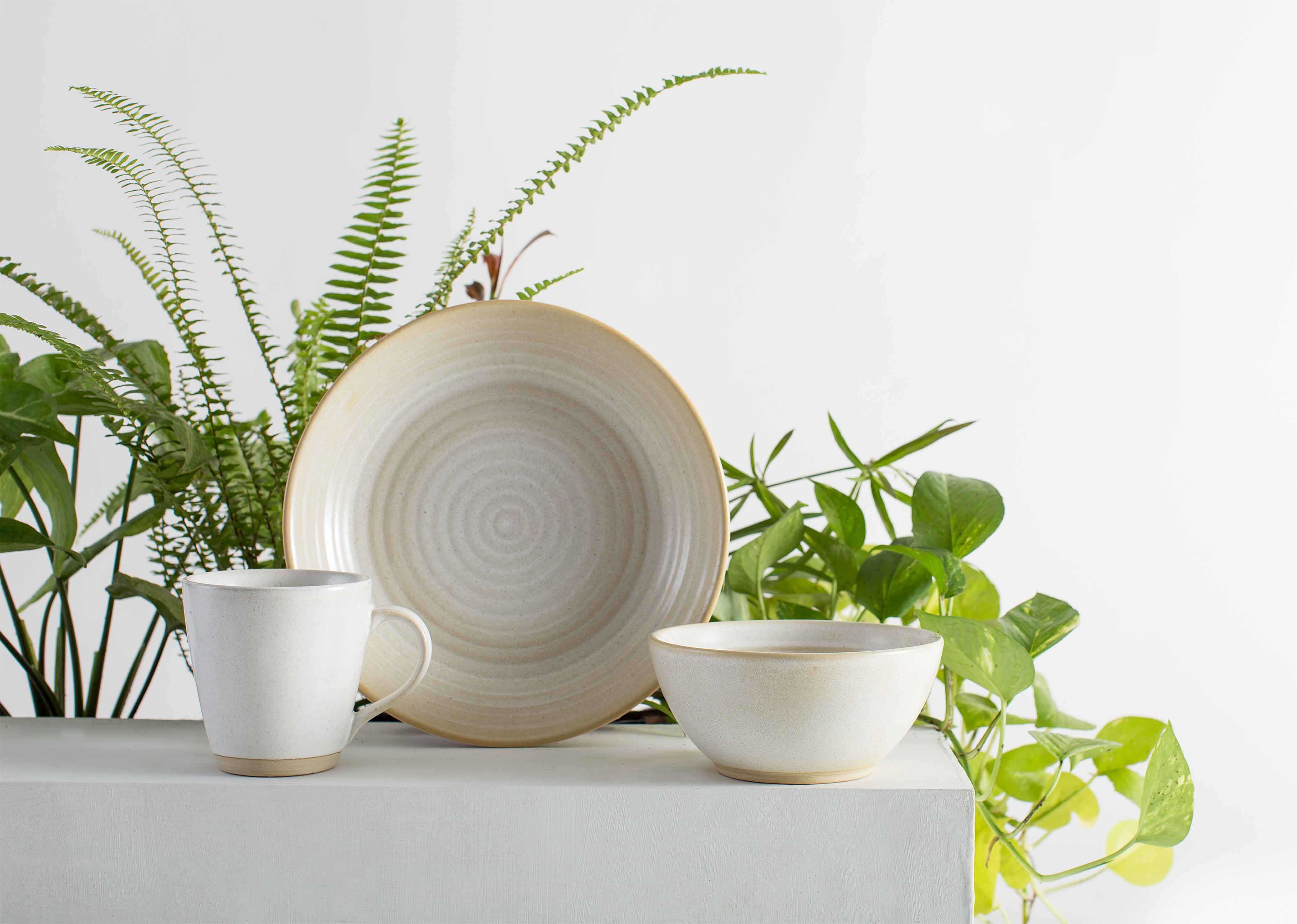 Sandstone Breakfast Trio (Set of 3)