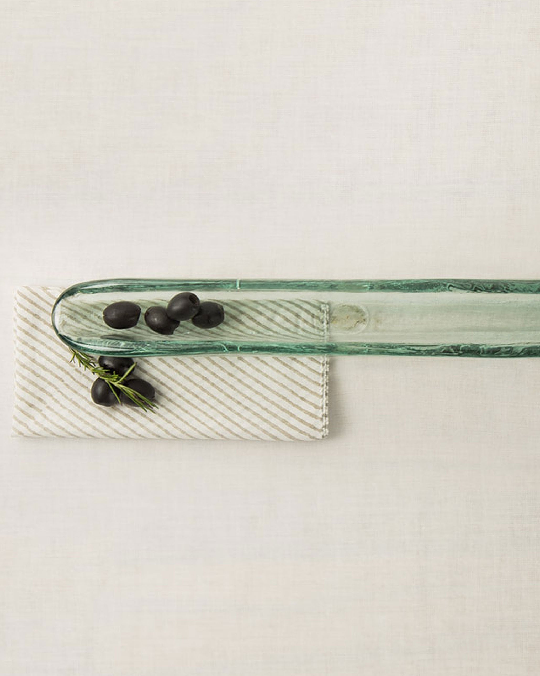 Glass Olive Boat - Large