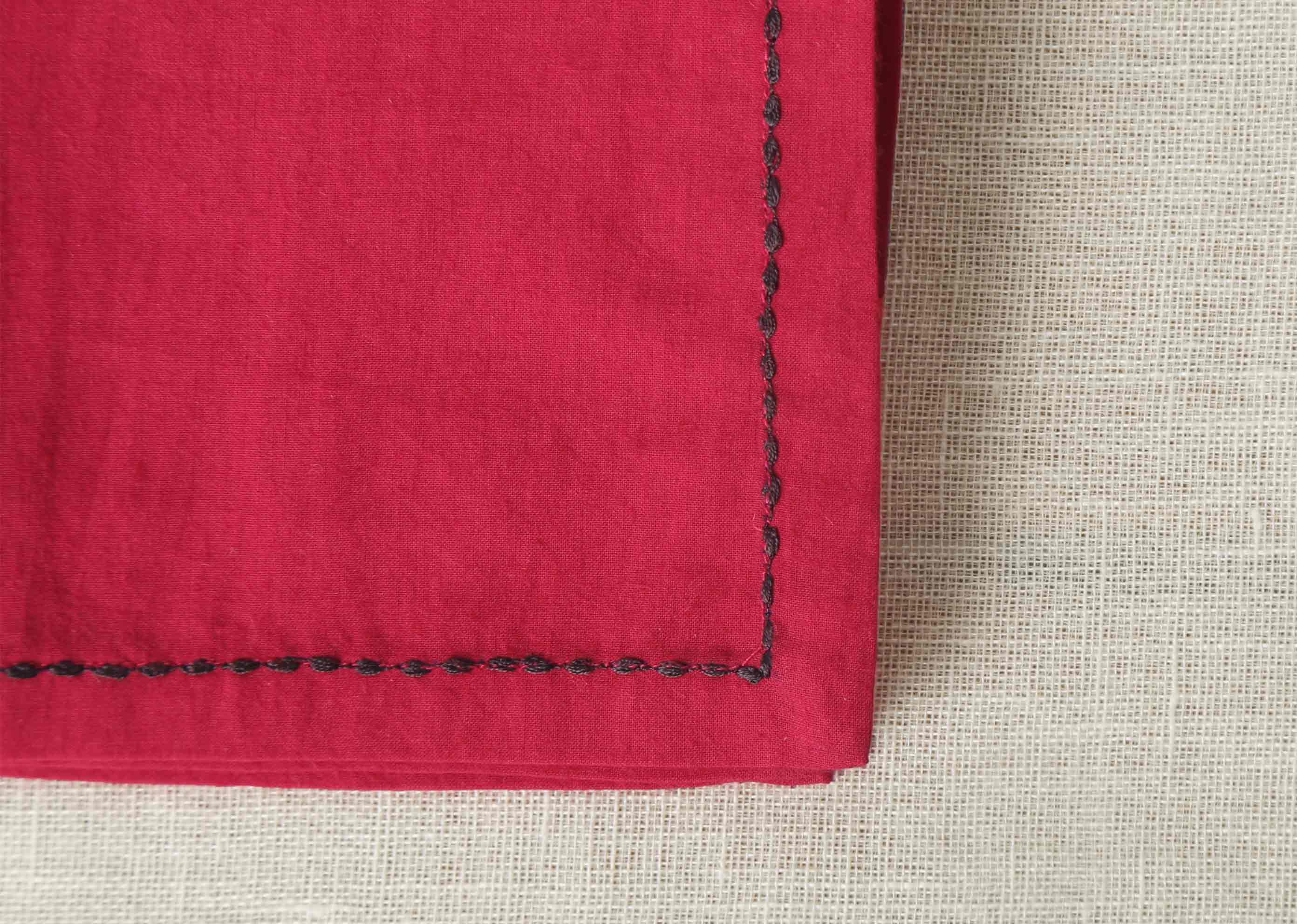 Verandah Cocktail Napkins (Set of 6) - Fuchsia