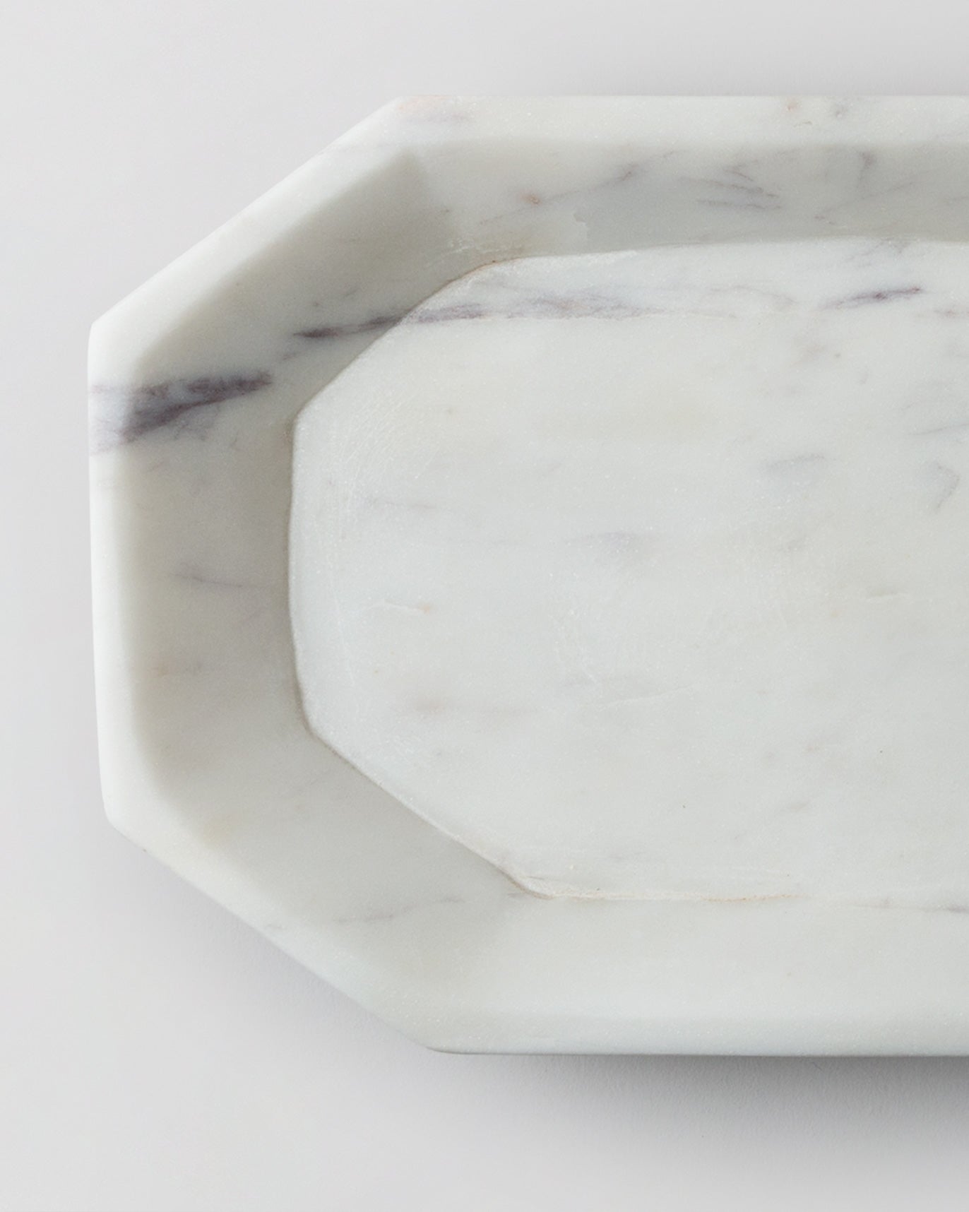 Bagua Tray - White