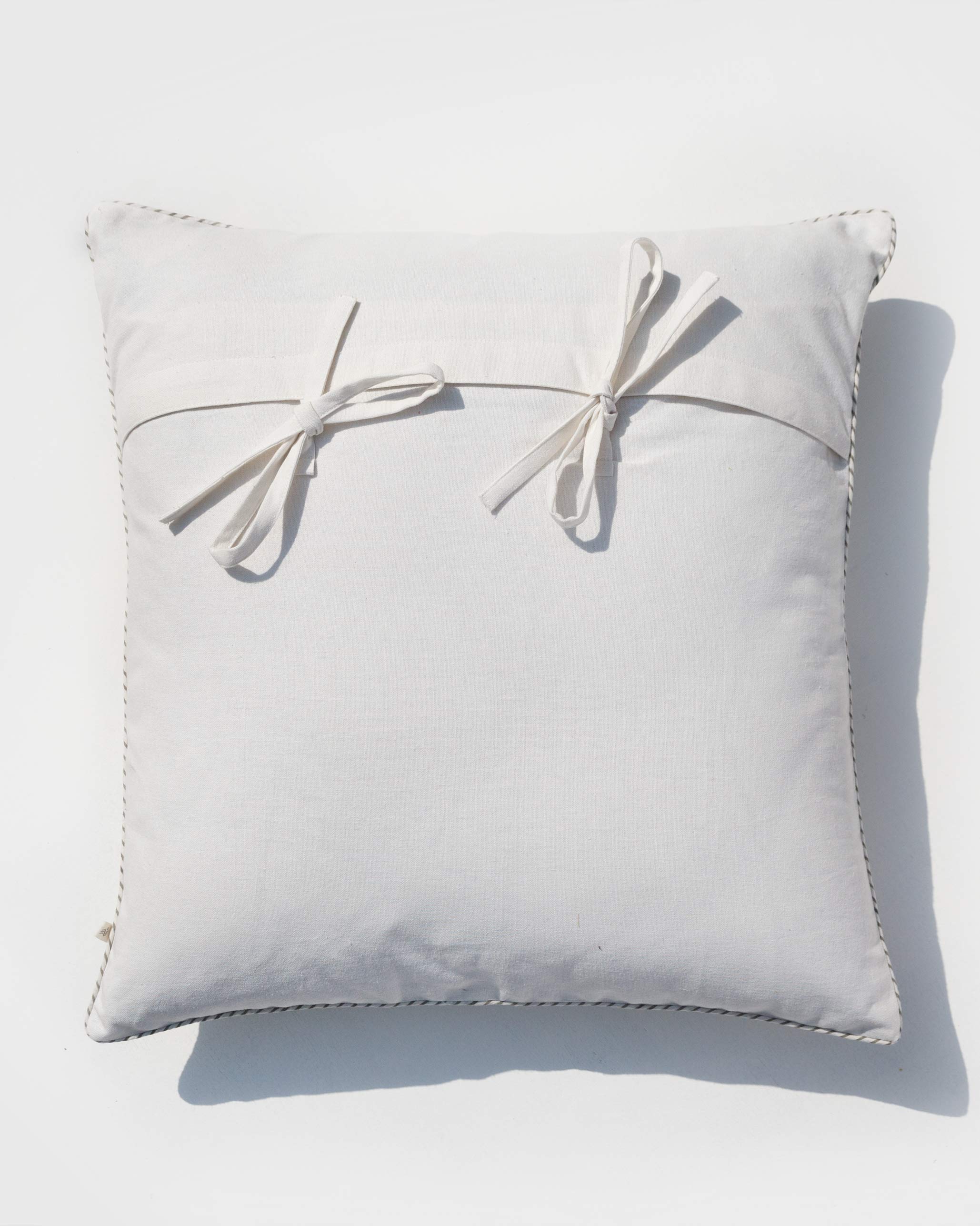 Spice Maze Cushion Cover - Ivory