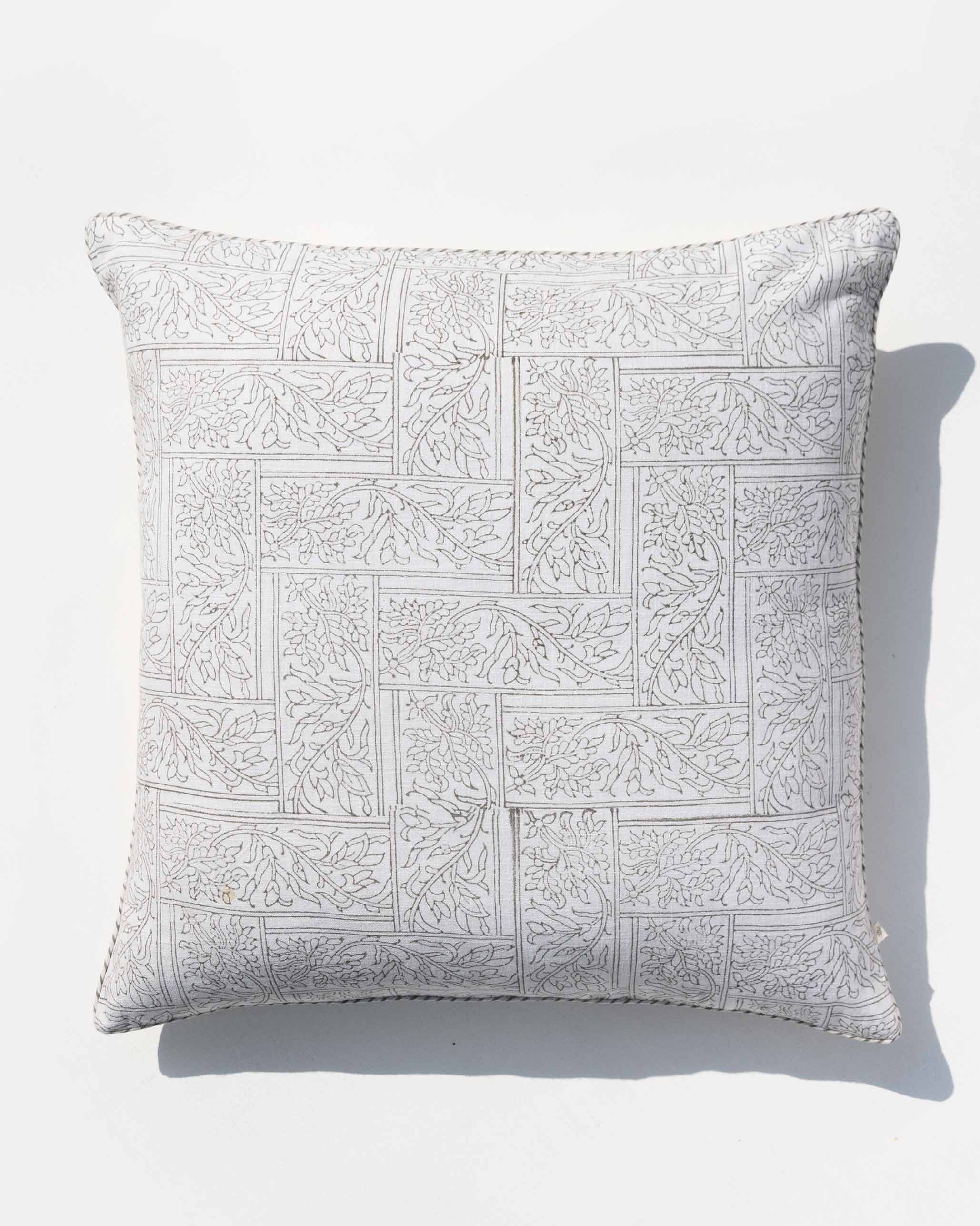 Spice Maze Cushion Cover - Ivory