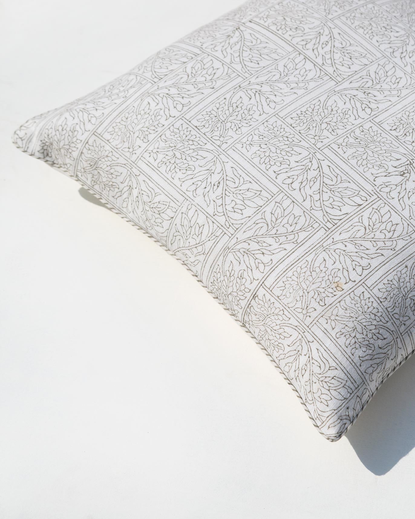 Spice Maze Cushion Cover - Ivory