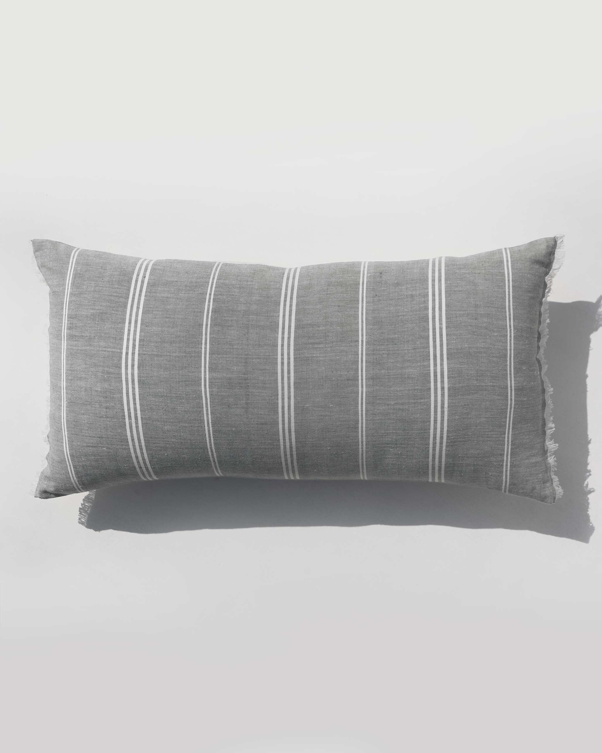 Slate Stripe Pillow Cover