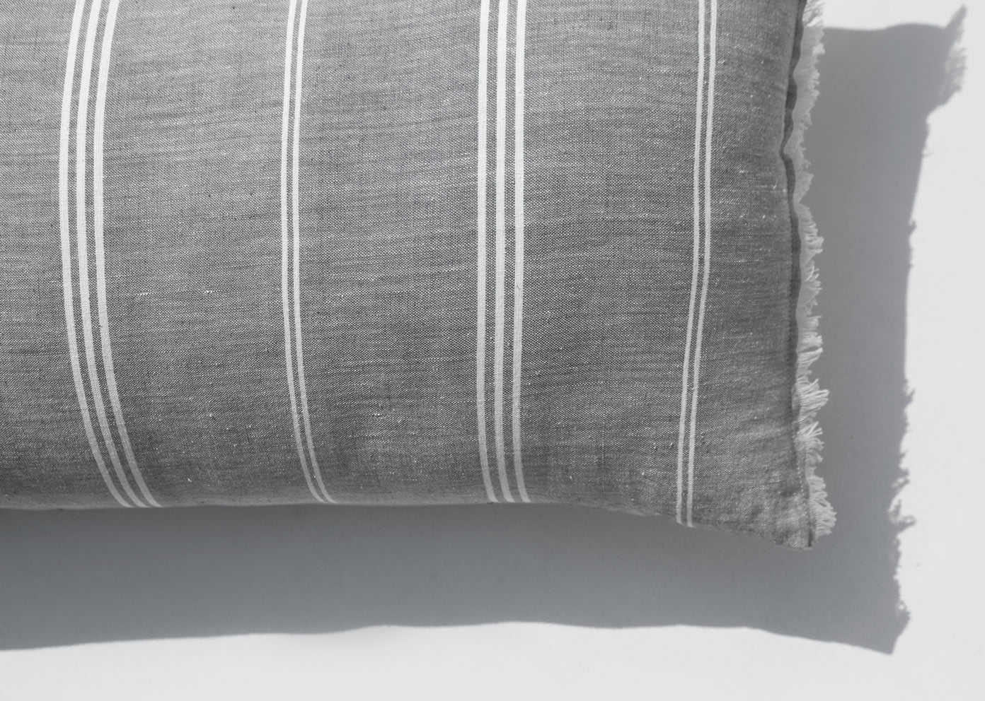 Slate Stripe Pillow Cover