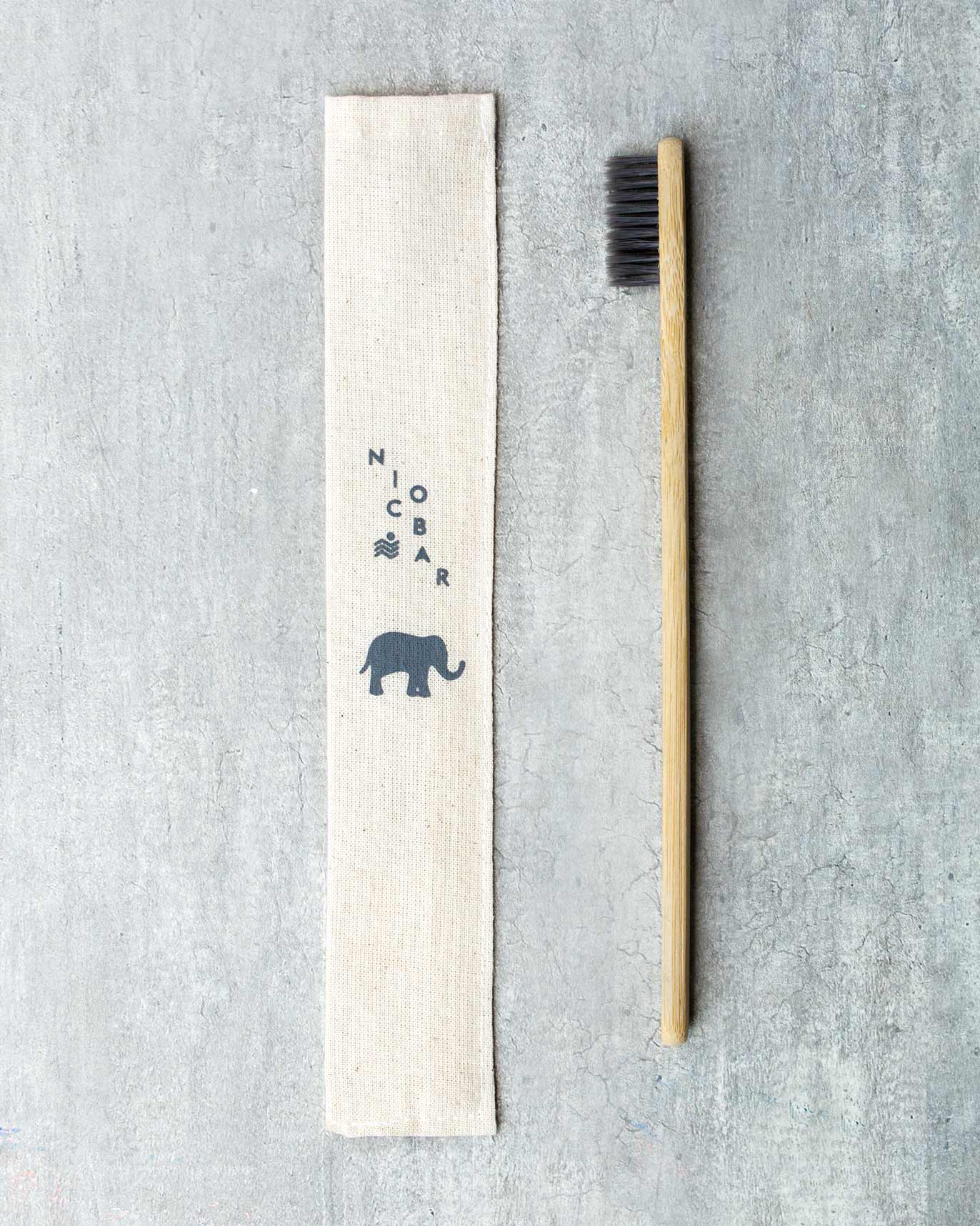 Bamboo Toothbrush - Charcoal