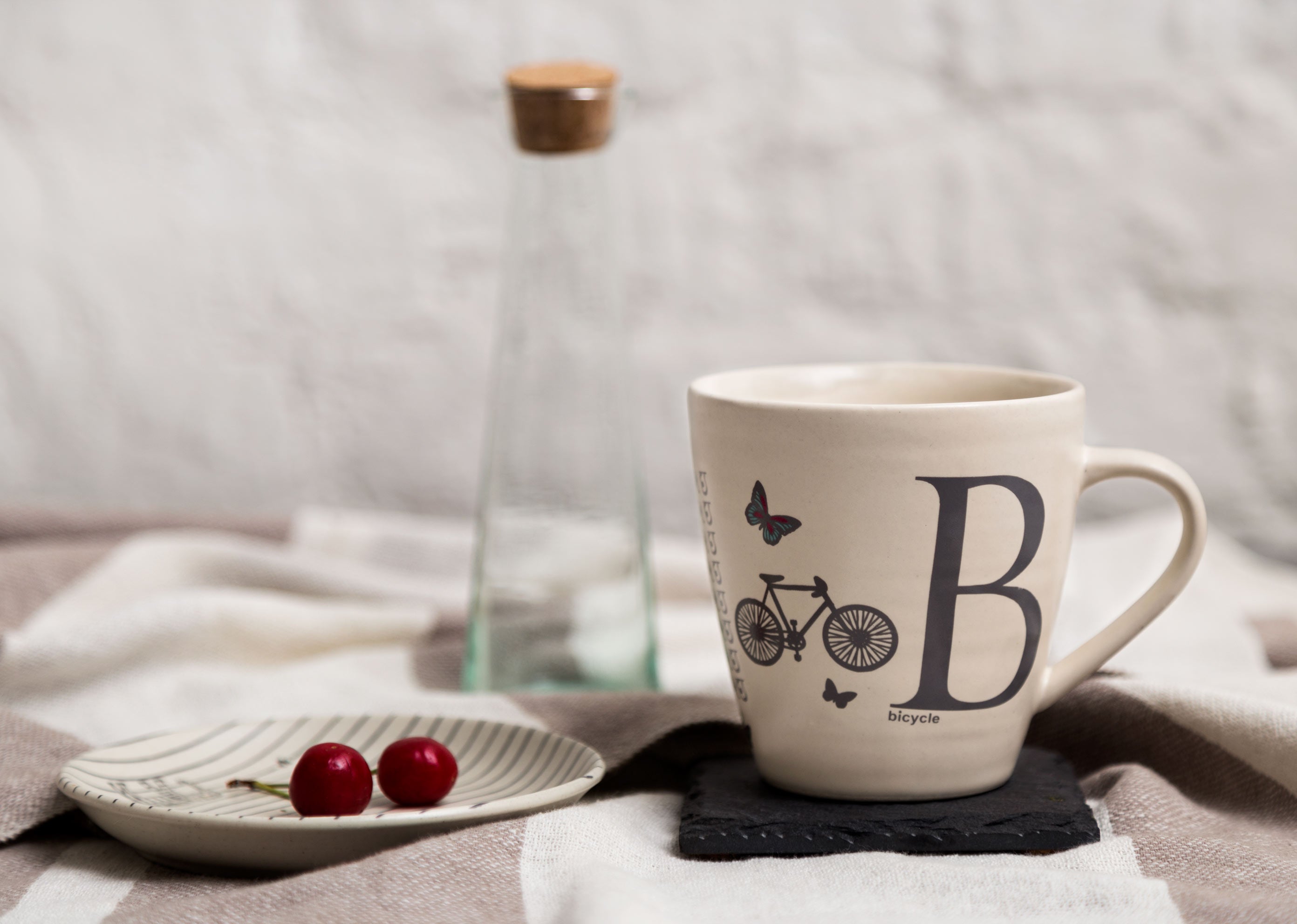 Alphabet B Mug - Stoneware