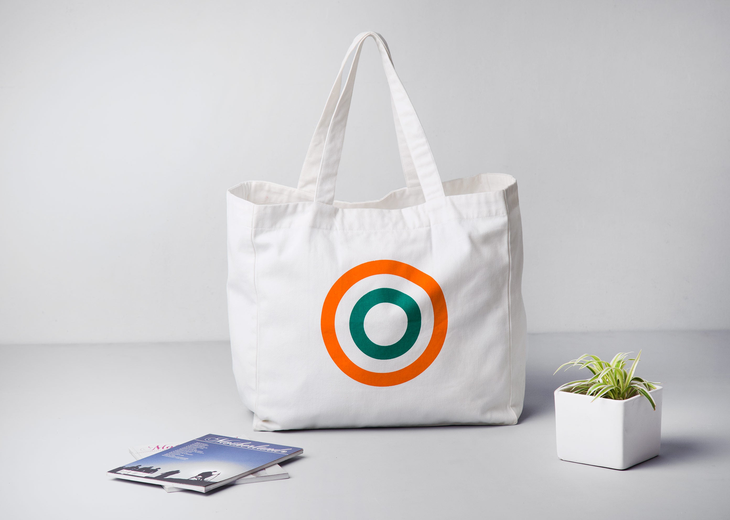 Cotton Circular Tote Bag