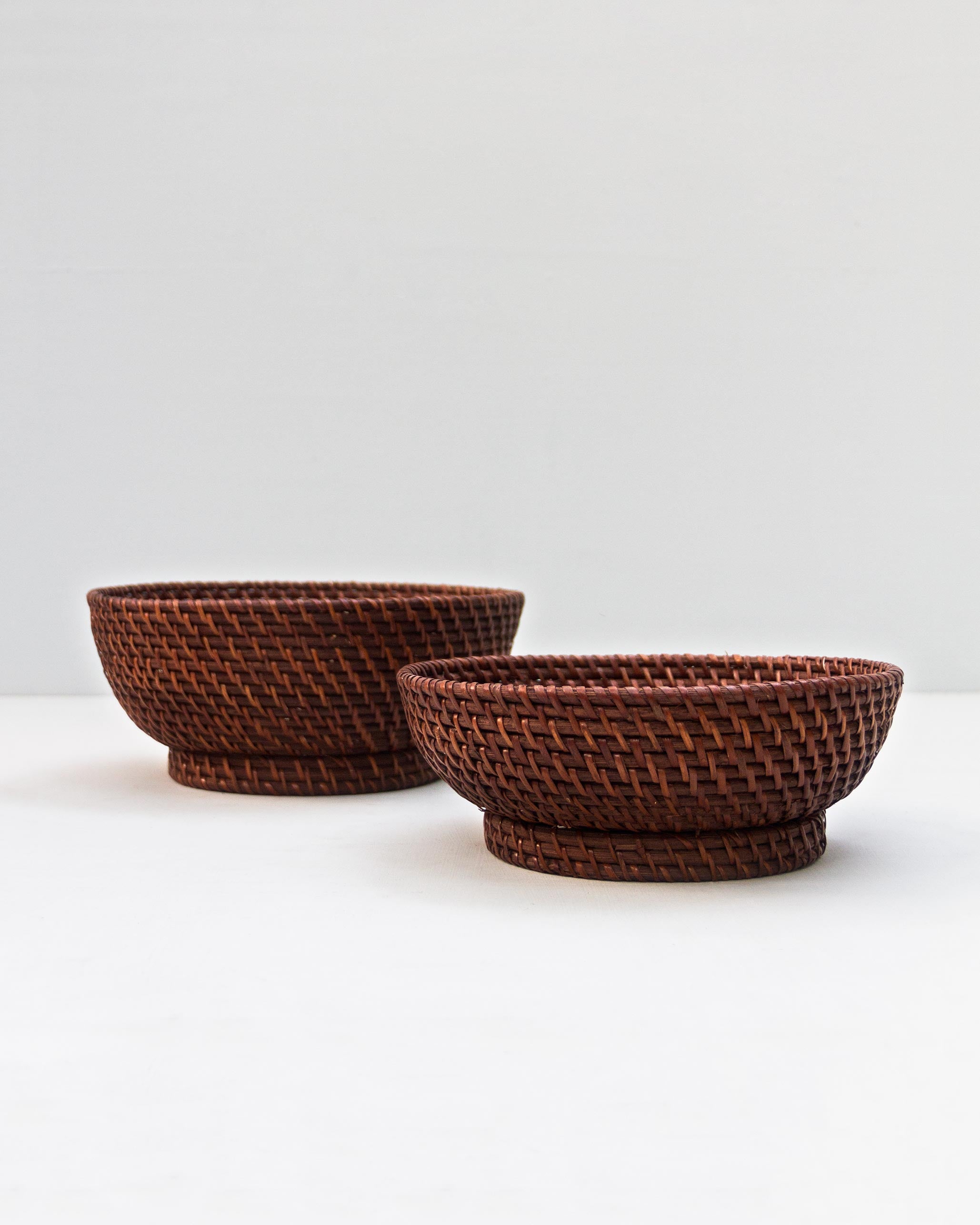 Rattan Fruit Bowl (Set of 2)