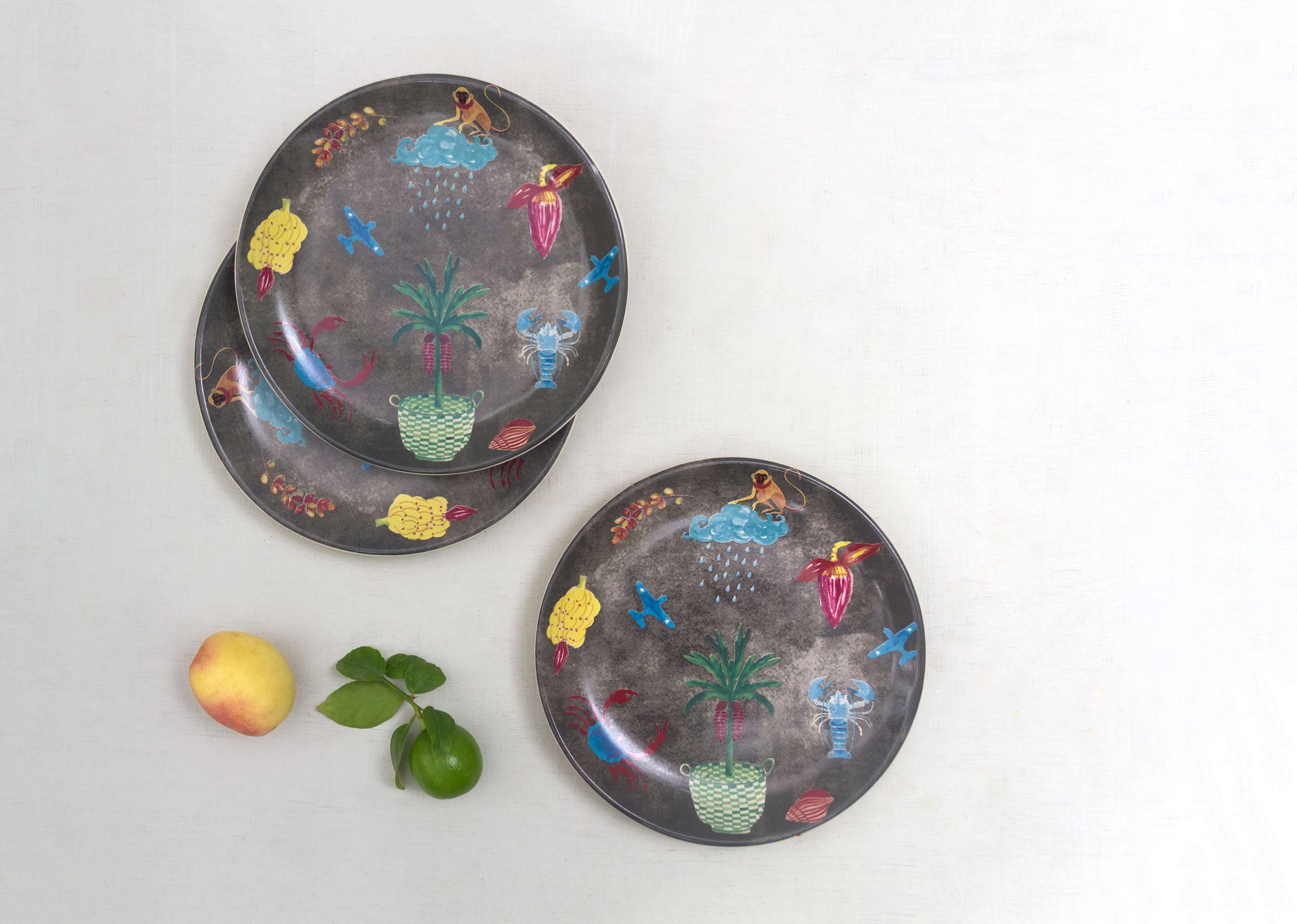 Nancowry Quarter Plate - Multi