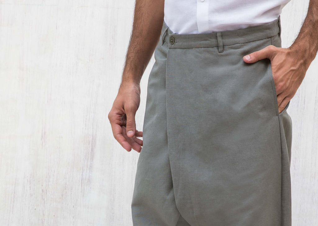 Slouchy Pants - Charcoal – Nicobar