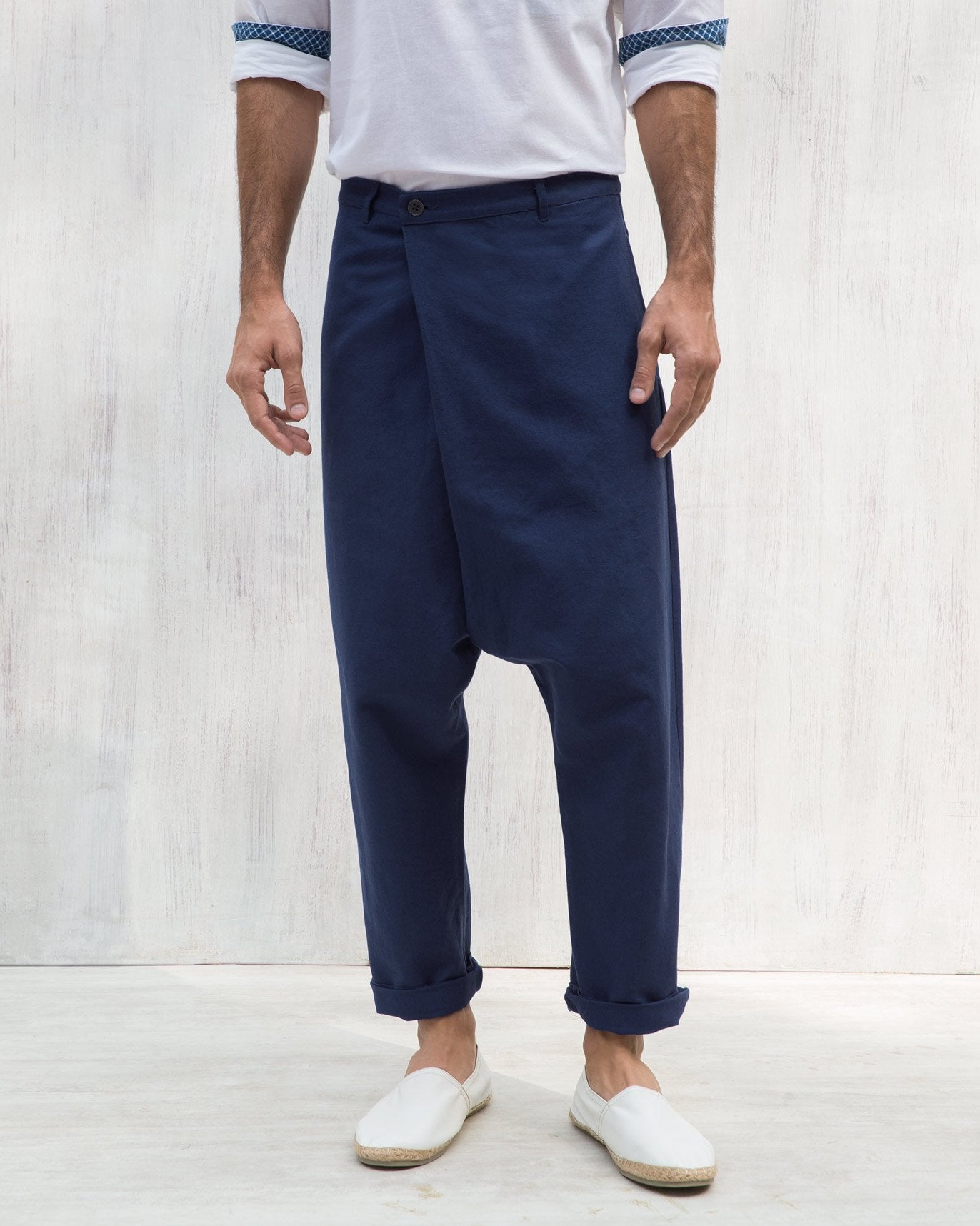 Slouchy Pants - Blue